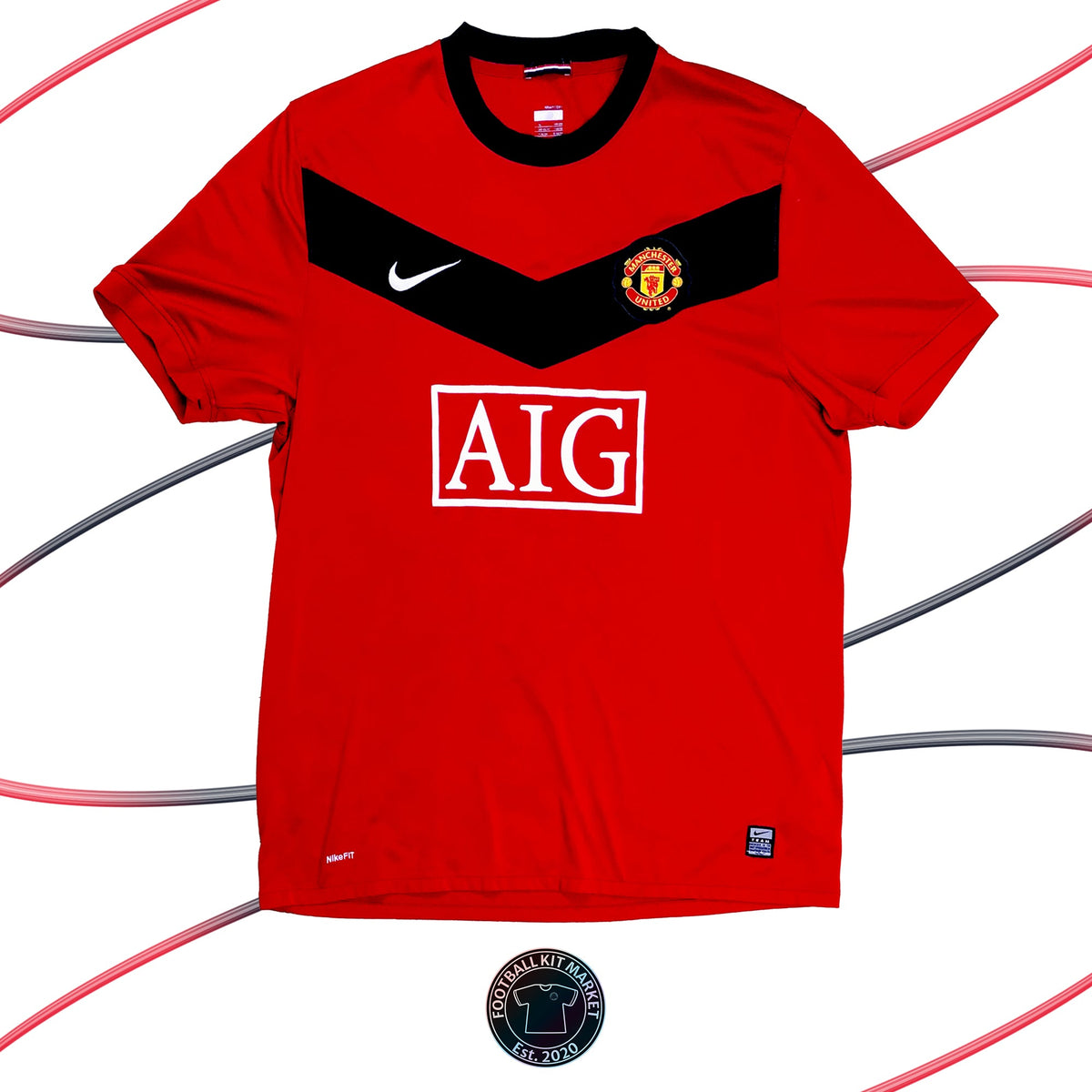 Genuine MANCHESTER UNITED Home (2009-2010) - NIKE (XL) - Product Image from Football Kit Market