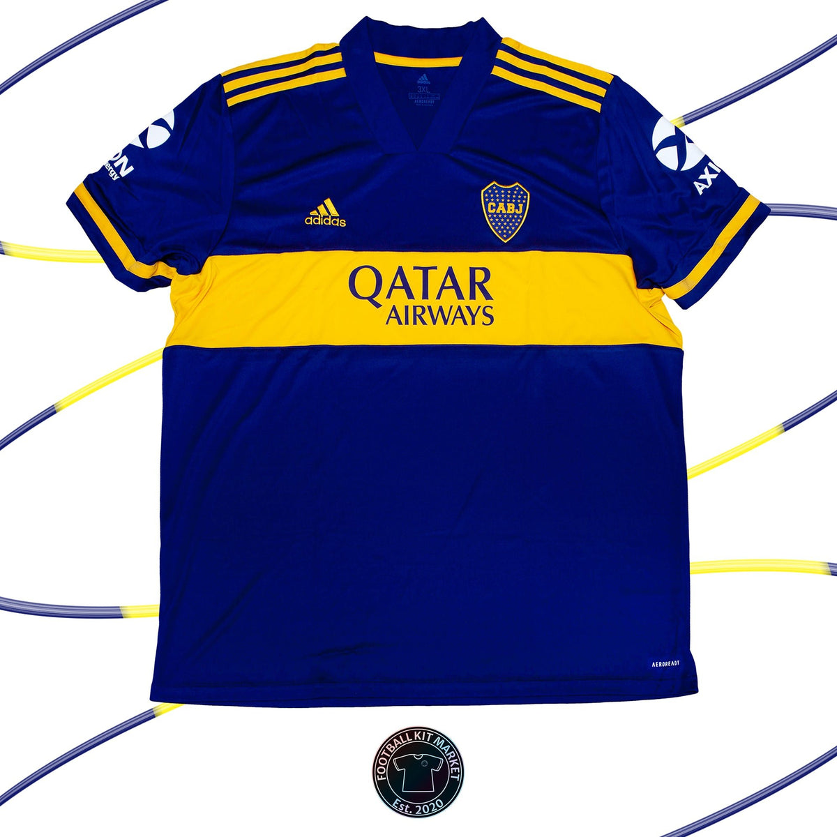 Genuine BOCA JUNIORS Home Shirt ( 2020-2021 ) - ADIDAS (3XL) - Product Image from Football Kit Market
