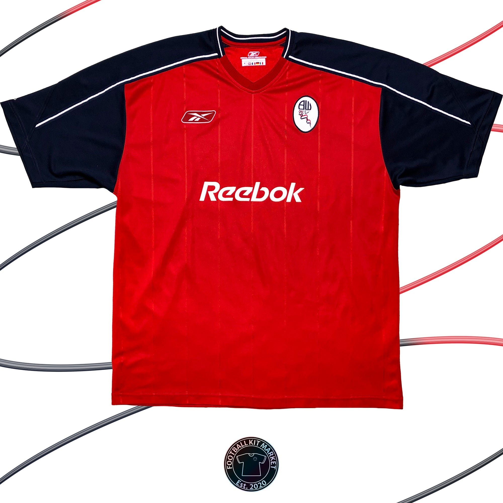 Genuine BOLTON WANDERERS Away (2003-2005) - REEBOK (XXL) - Product Image from Football Kit Market