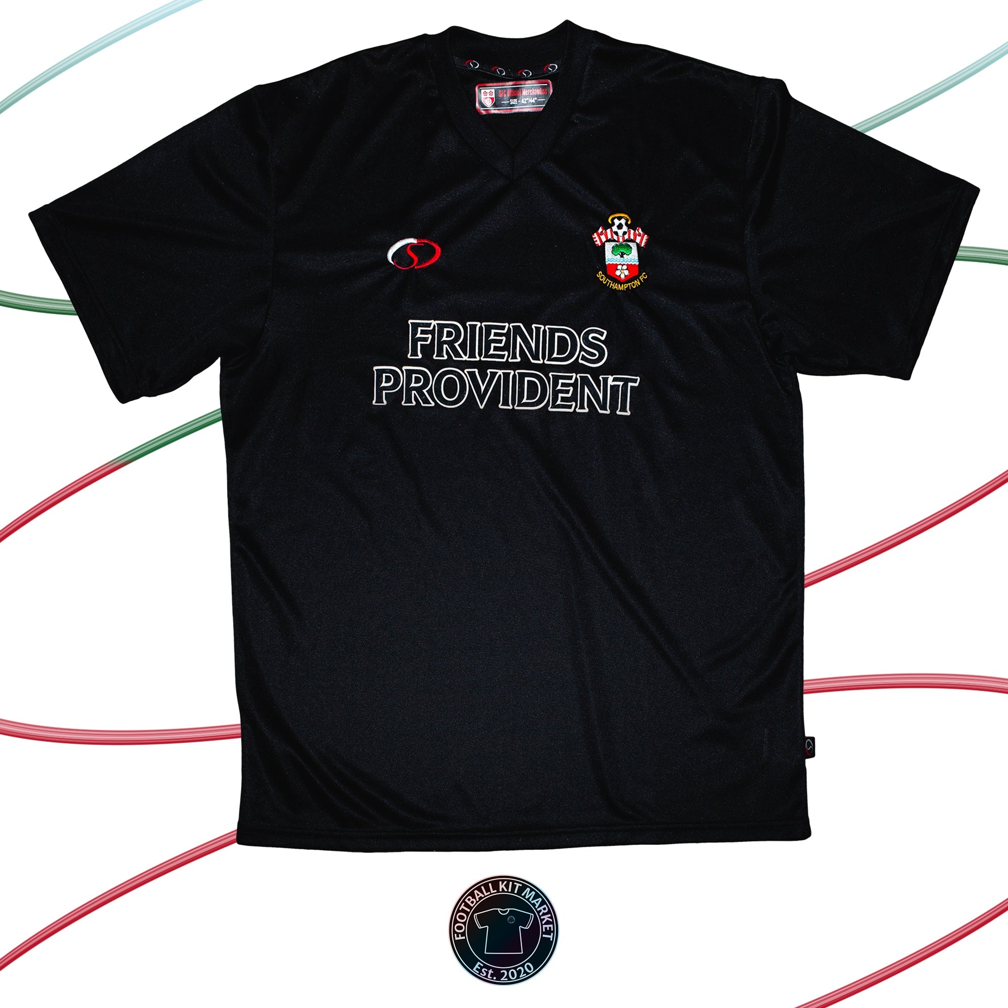 Genuine SOUTHAMPTON Training Shirt (2001-2003) - SOUTHAMPTON LICENSED SPORTSWEAR (L) - Product Image from Football Kit Market