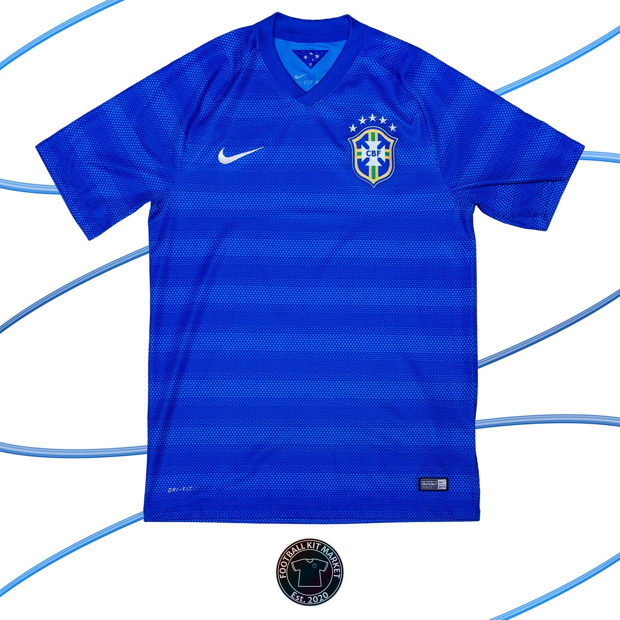 Genuine BRAZIL Away (2014-2015) - NIKE (M) - Product Image from Football Kit Market