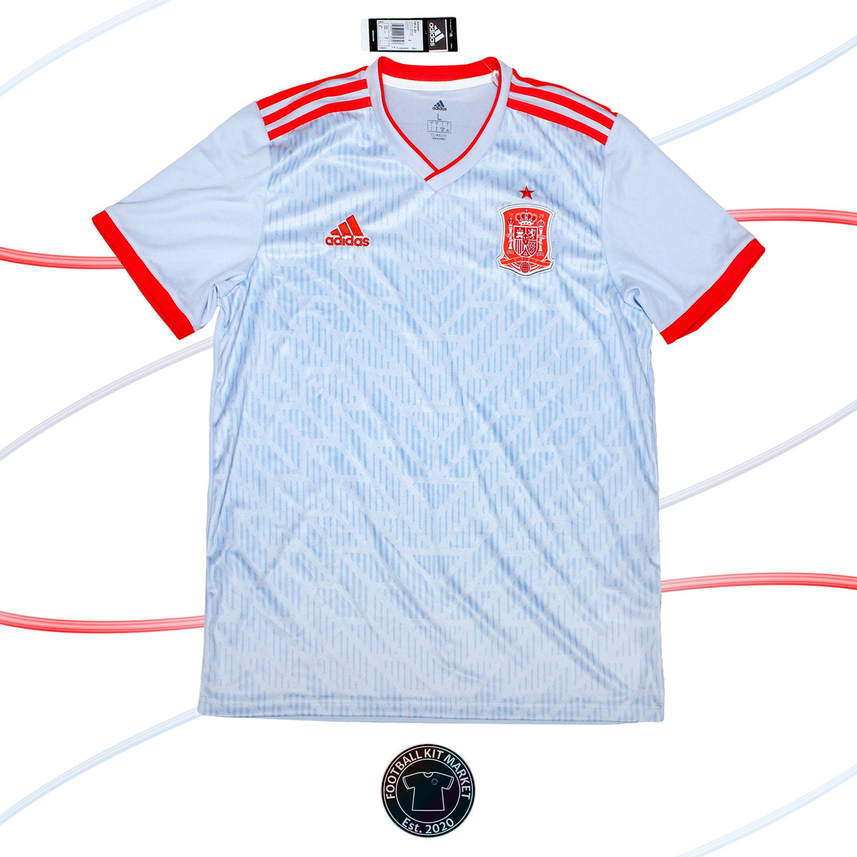 Genuine SPAIN Away Shirt (2018-2019) - ADIDAS (L) - Product Image from Football Kit Market