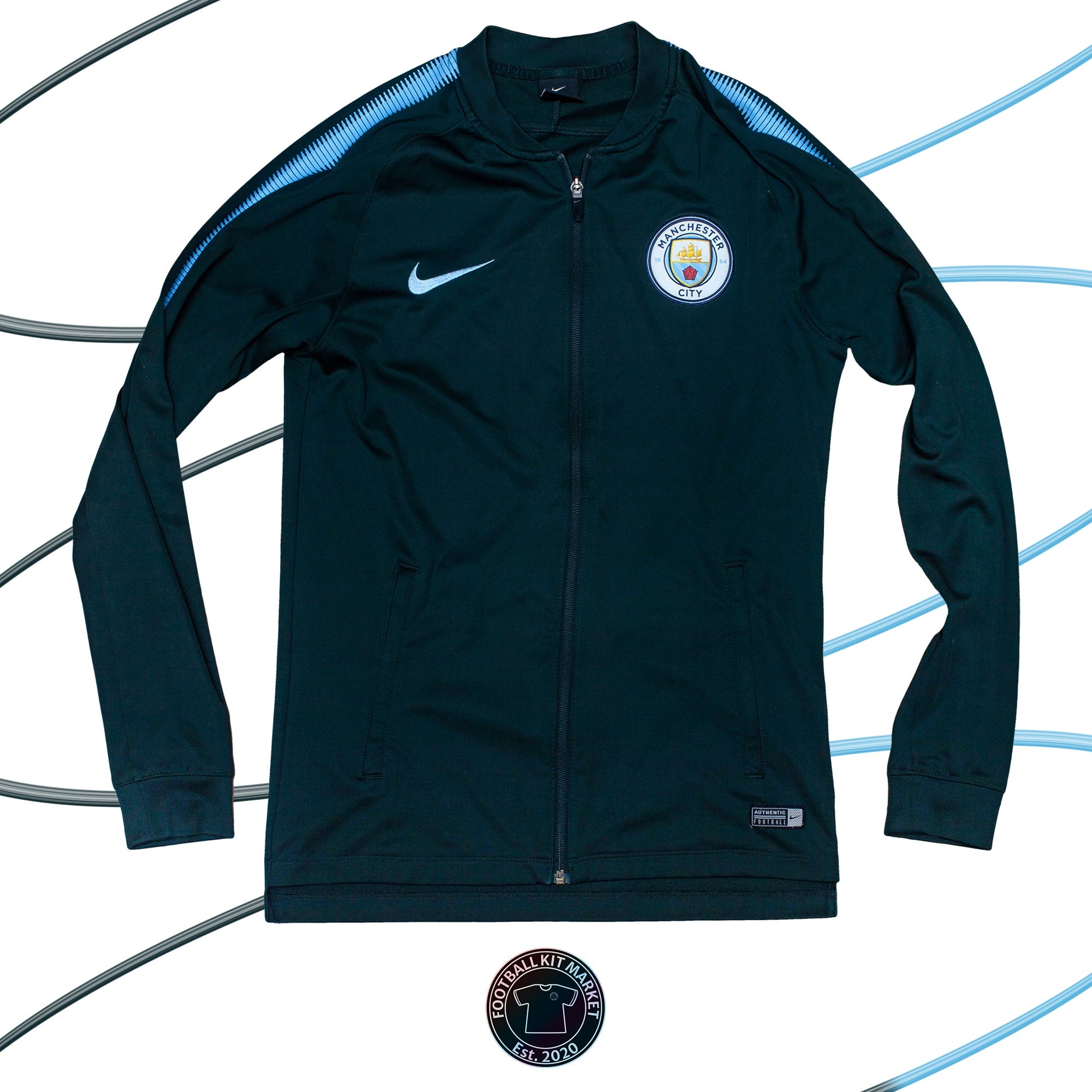 Genuine MANCHESTER CITY Jacket (2017-2018) - NIKE (S) - Product Image from Football Kit Market