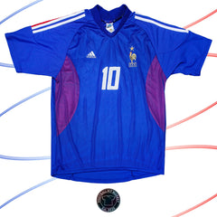 Genuine FRANCE Home ZIDANE (2002-2004) - ADIDAS (L) - Product Image from Football Kit Market