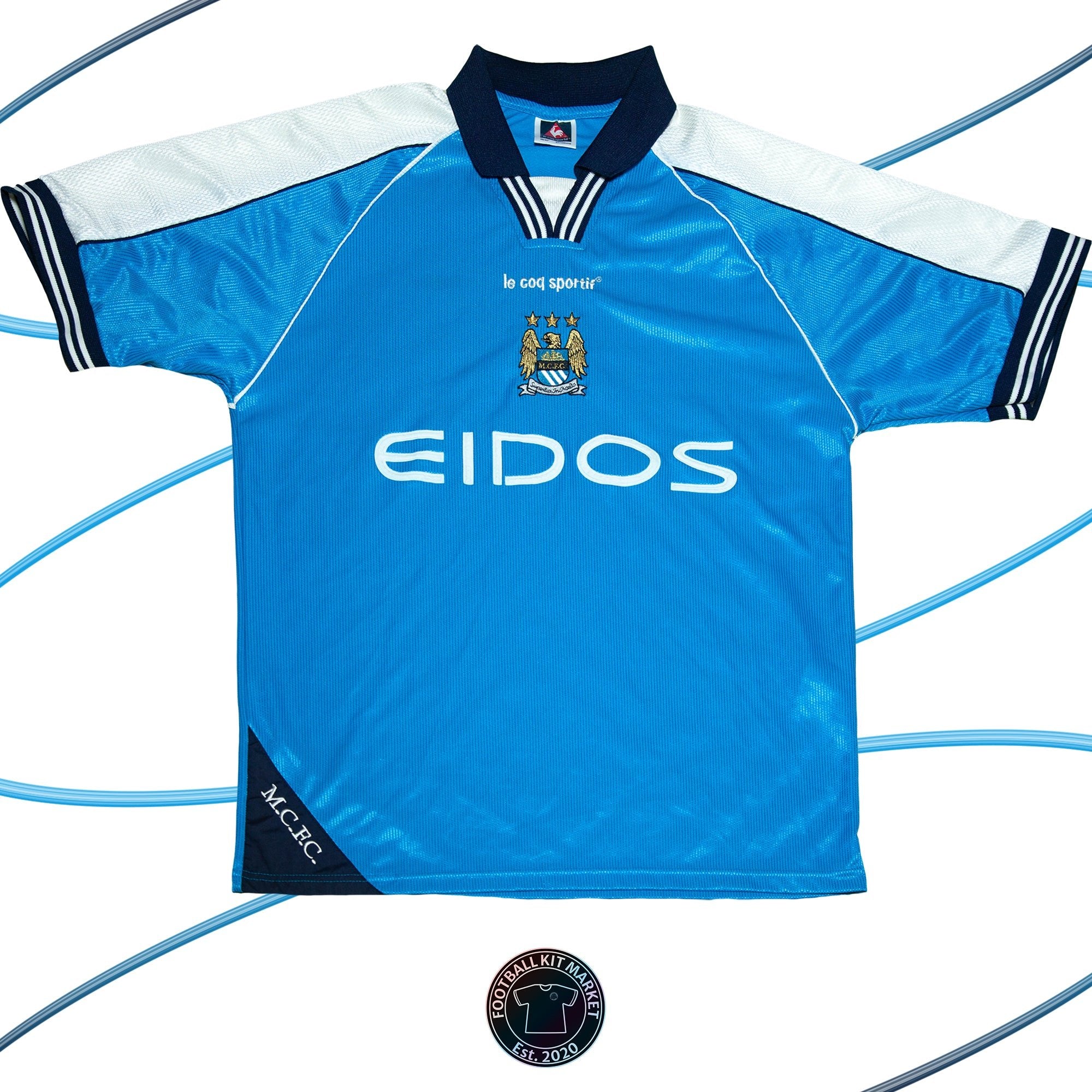 Genuine MANCHESTER CITY Home (1999-2001) - LE COQ SPORTIF (M) - Product Image from Football Kit Market