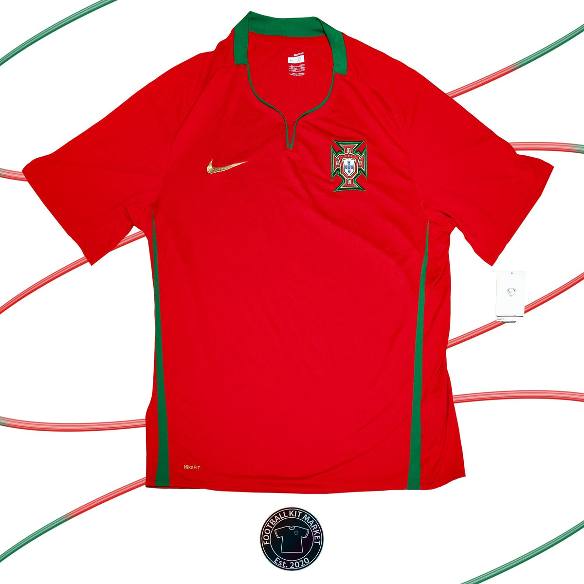 Genuine PORTUGAL Home (2008-2010) - NIKE (XL) - Product Image from Football Kit Market