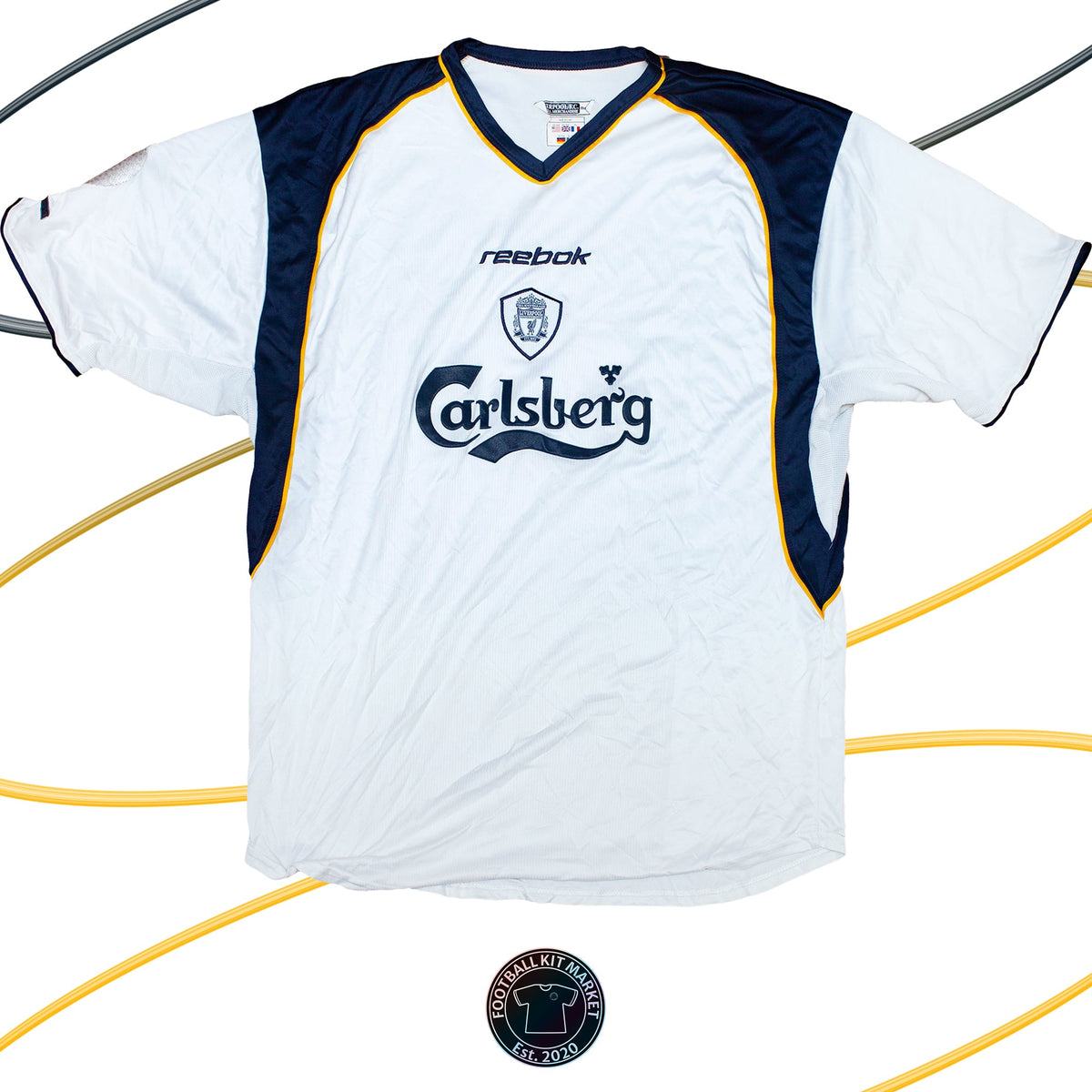 Genuine LIVERPOOL Away (2001-2003) - REEBOK (L) - Product Image from Football Kit Market