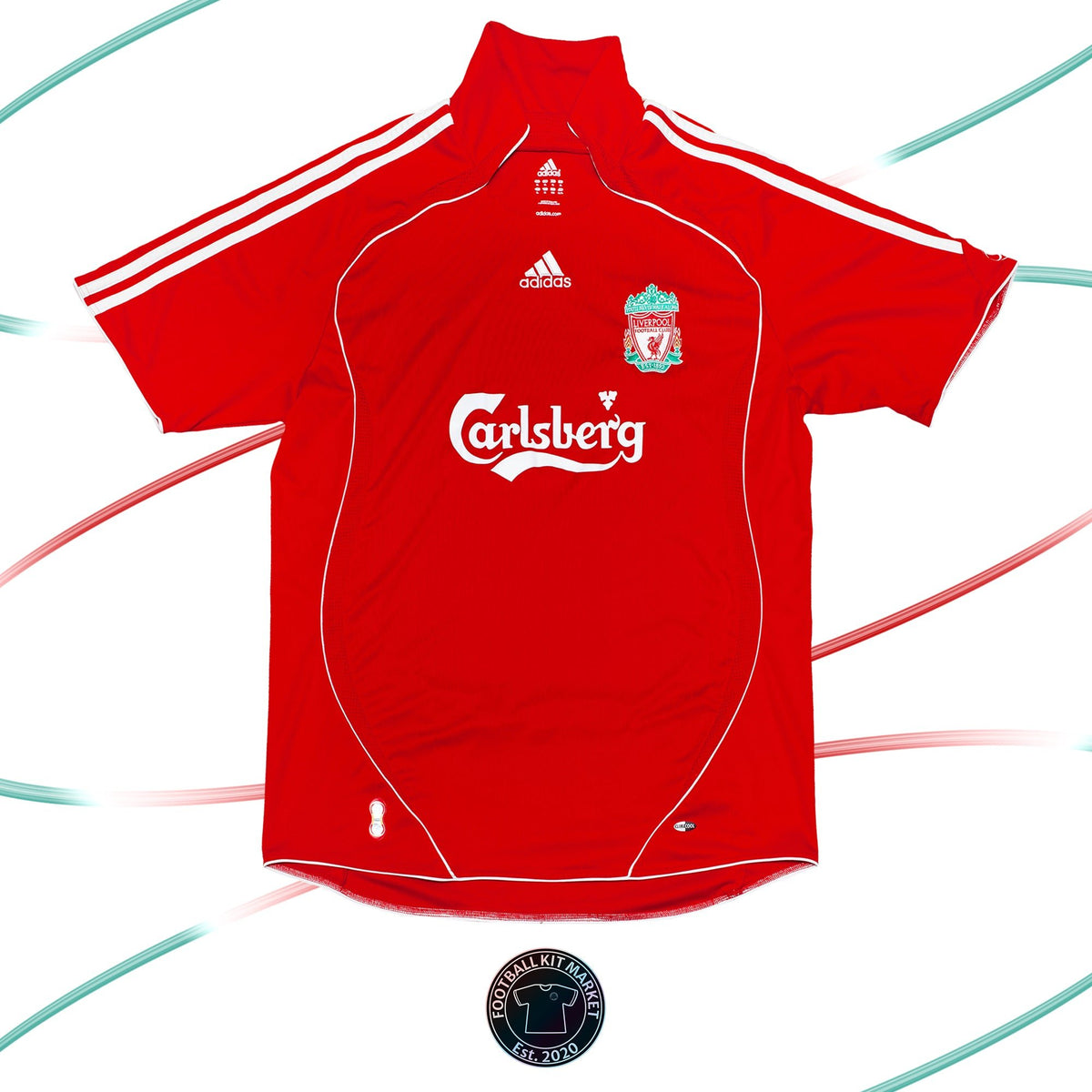 Genuine LIVERPOOL Home Shirt (2006-2008) - ADIDAS (XL) - Product Image from Football Kit Market