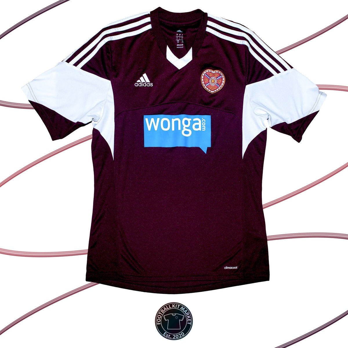 Genuine HEART OF MIDLOTHIAN (HEARTS) Home (2013-2014) - ADIDAS (L) - Product Image from Football Kit Market