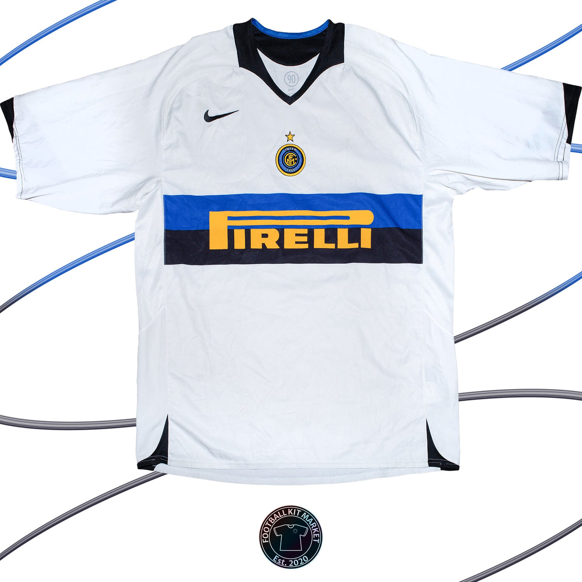 Genuine INTER MILAN Away (2004-2005) - NIKE (L) - Product Image from Football Kit Market