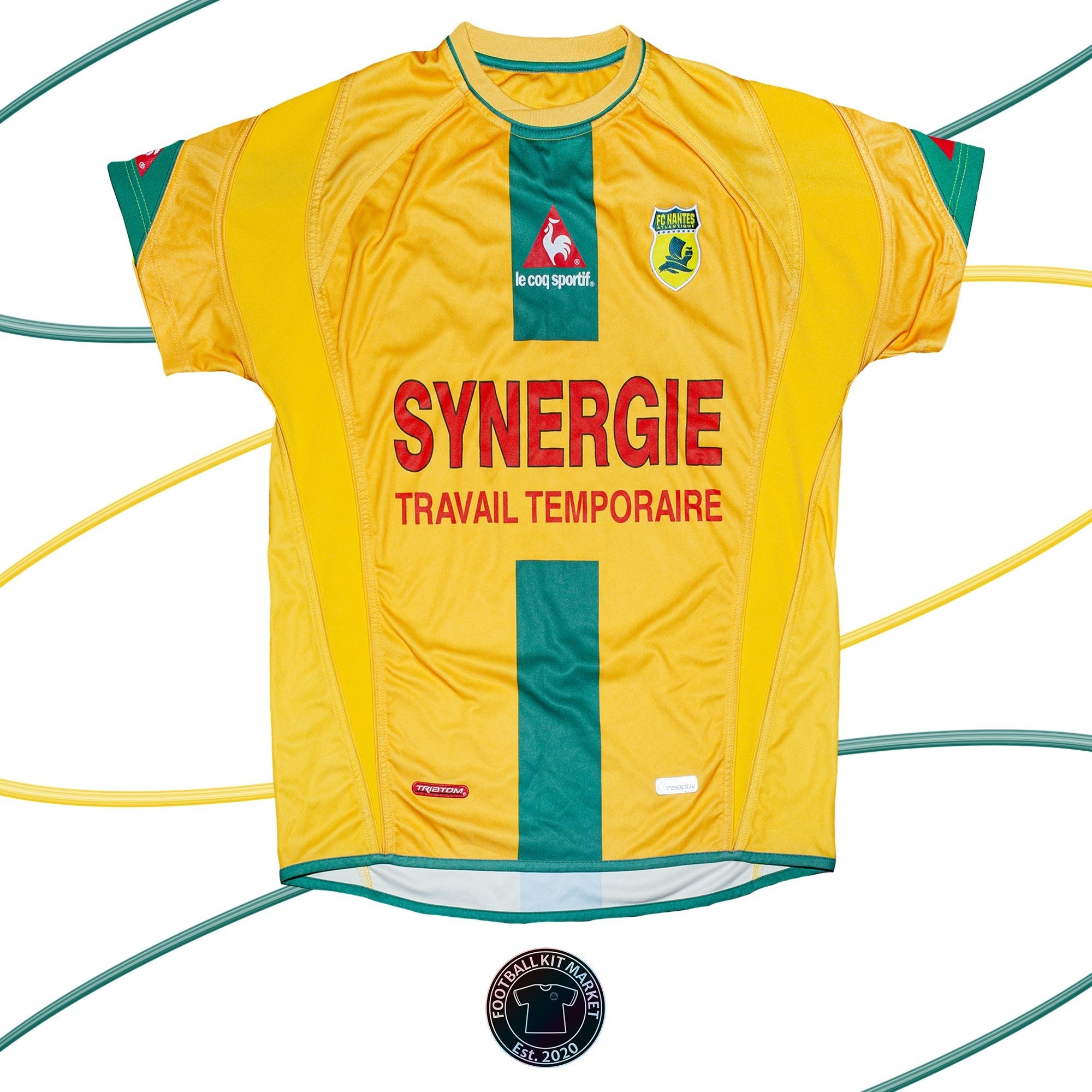 Genuine FC NANTES Home (2004-2005) - LE COQ (S) - Product Image from Football Kit Market