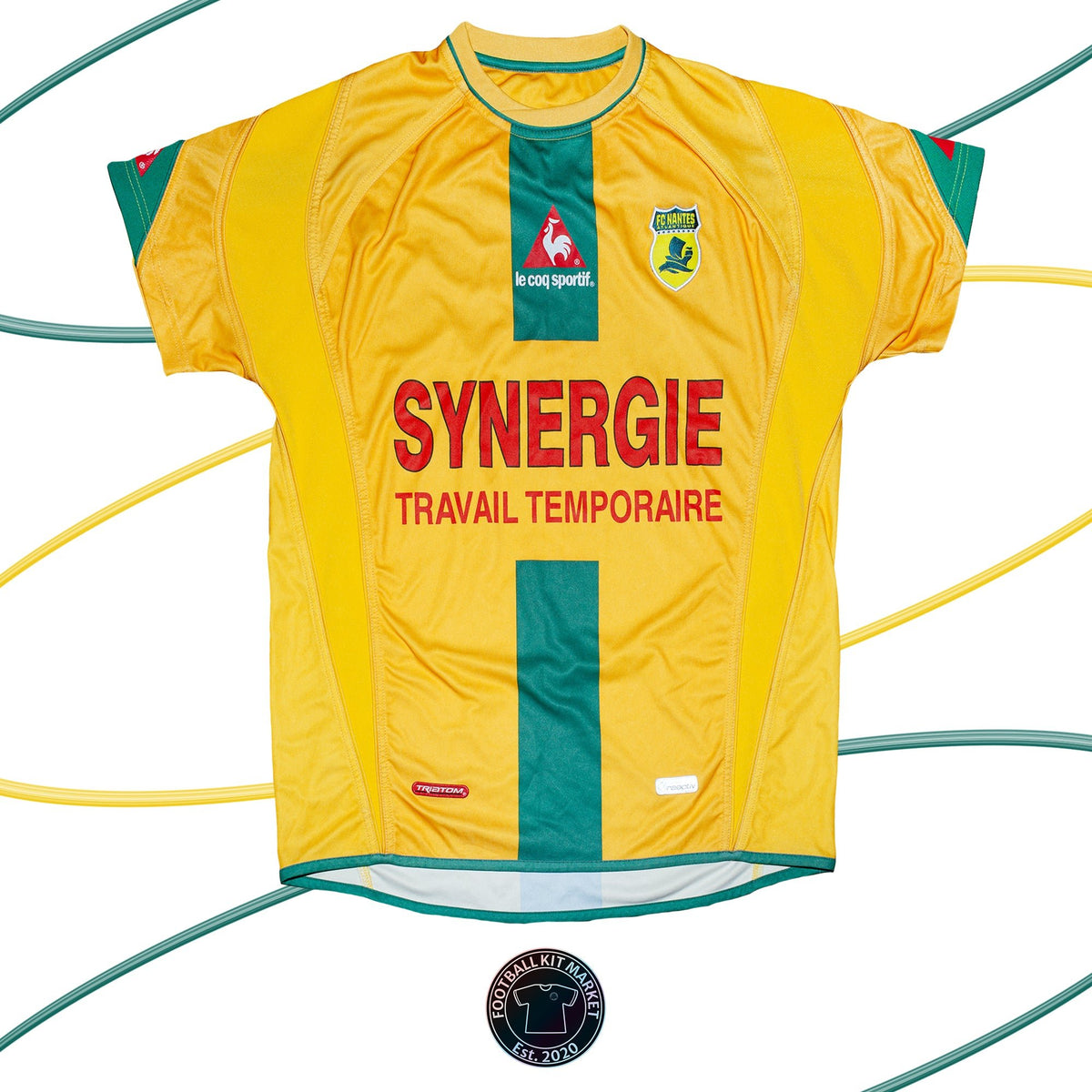 Genuine FC NANTES Home (2004-2005) - LE COQ (S) - Product Image from Football Kit Market