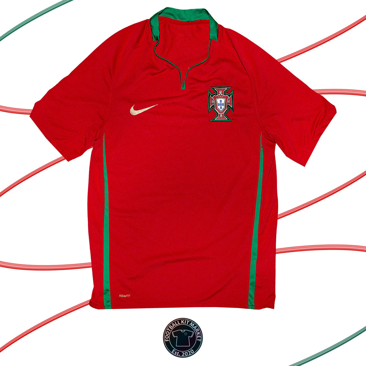 Genuine PORTUGAL Home (2008-2010) - NIKE (M) - Product Image from Football Kit Market