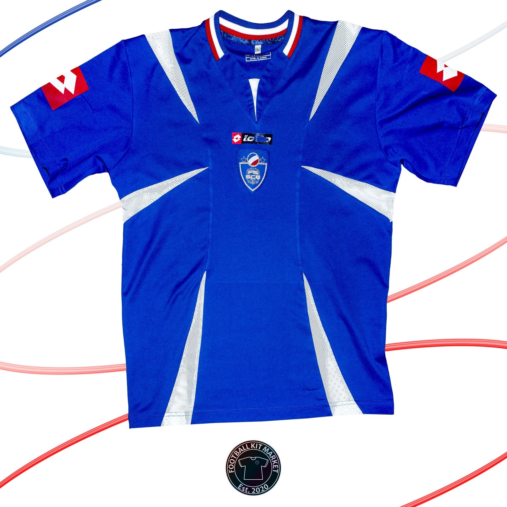 Genuine SERBIA & MONTENEGRO Home (2006) - LOTTO (XL) - Product Image from Football Kit Market