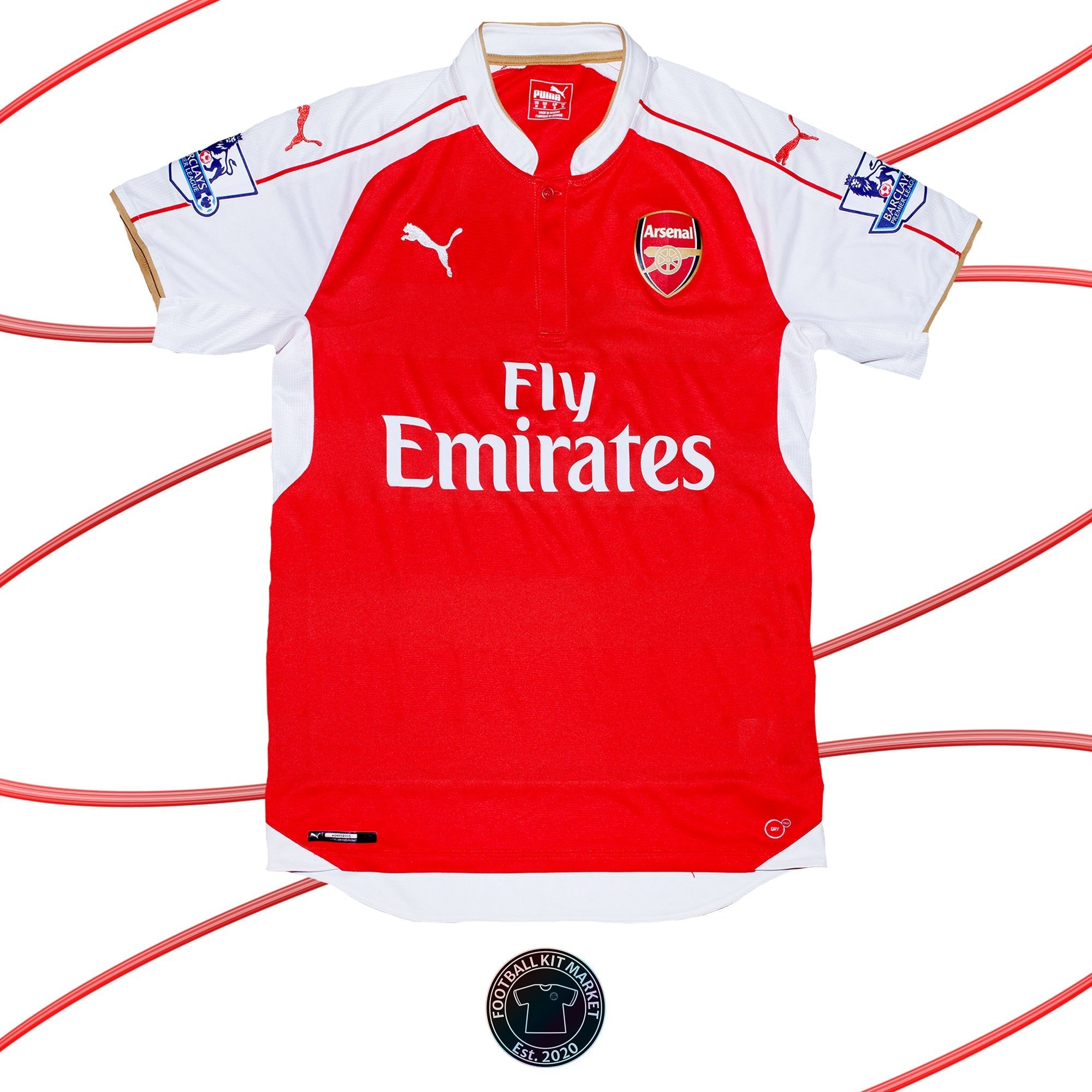 Genuine ARSENAL Home (2015-2016) - PUMA (M) - Product Image from Football Kit Market