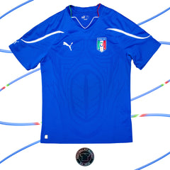 Genuine ITALY Home Shirt (2010-2011) - PUMA (L) - Product Image from Football Kit Market