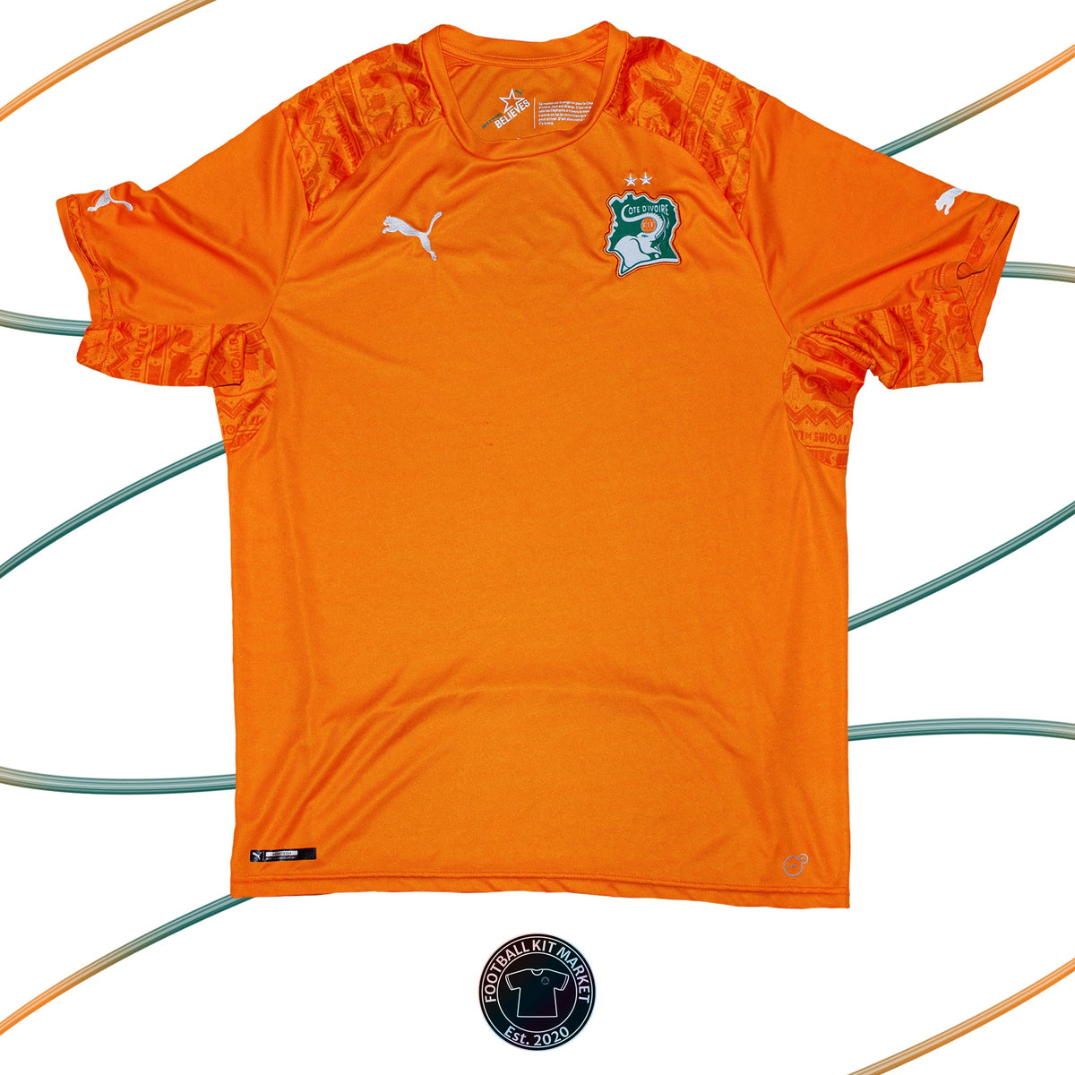 Genuine IVORY COAST (COTE D'IVOIRE) Home (2014-2016) - PUMA (L) - Product Image from Football Kit Market