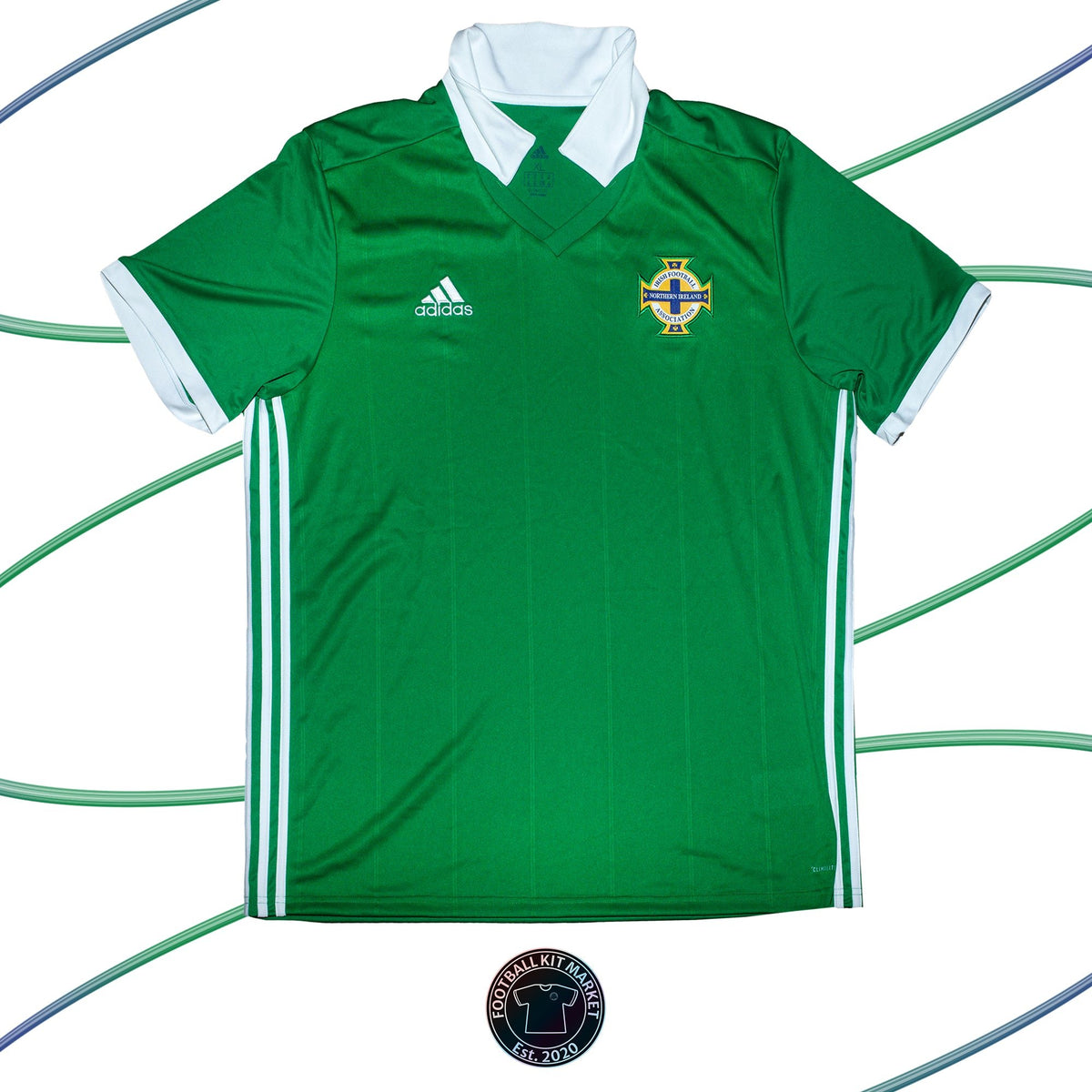 Genuine NORTHERN IRELAND Home (2017-2018) - ADIDAS (XL) - Product Image from Football Kit Market