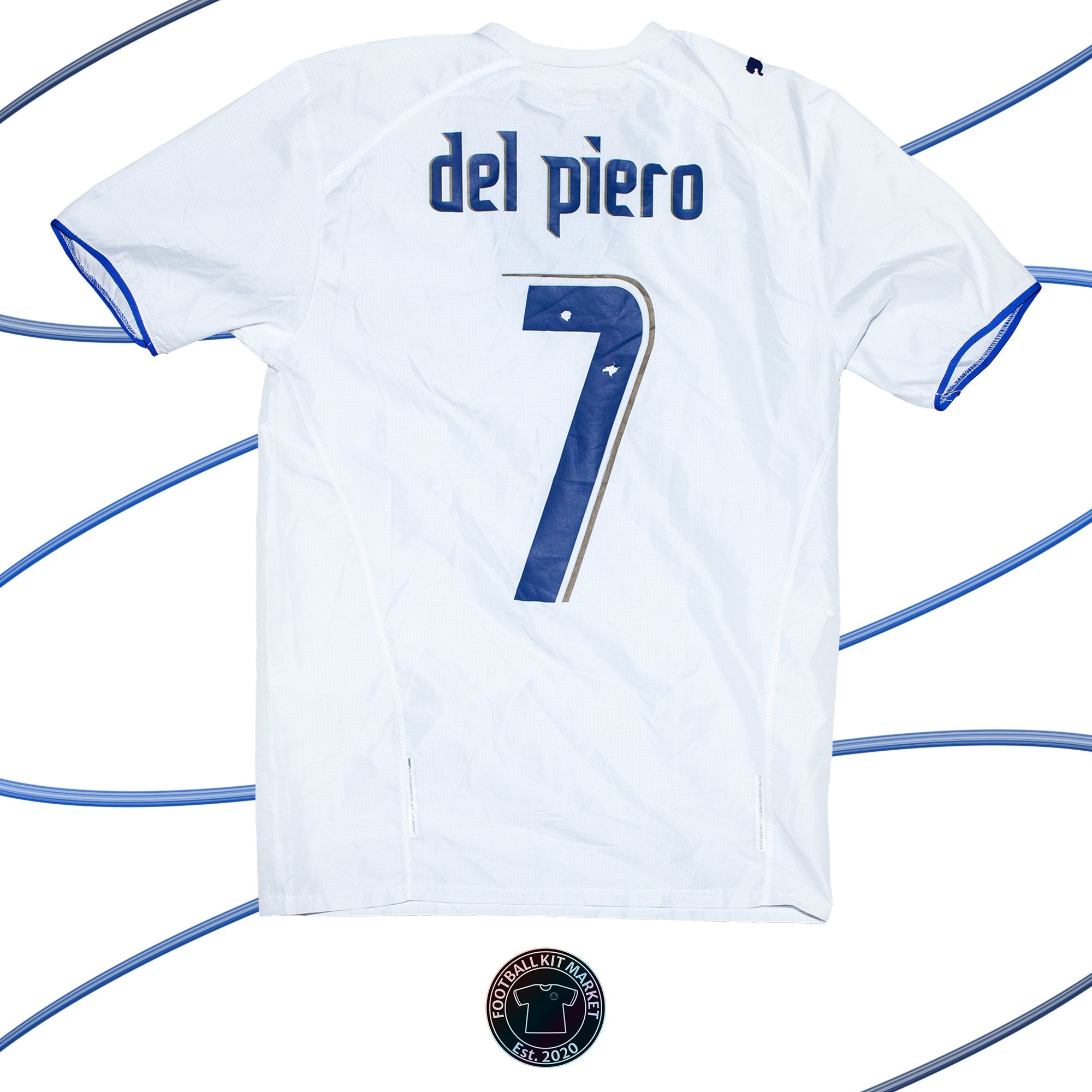 Genuine ITALY Away DEL PIERO (2006-2008) - PUMA (L) - Product Image from Football Kit Market
