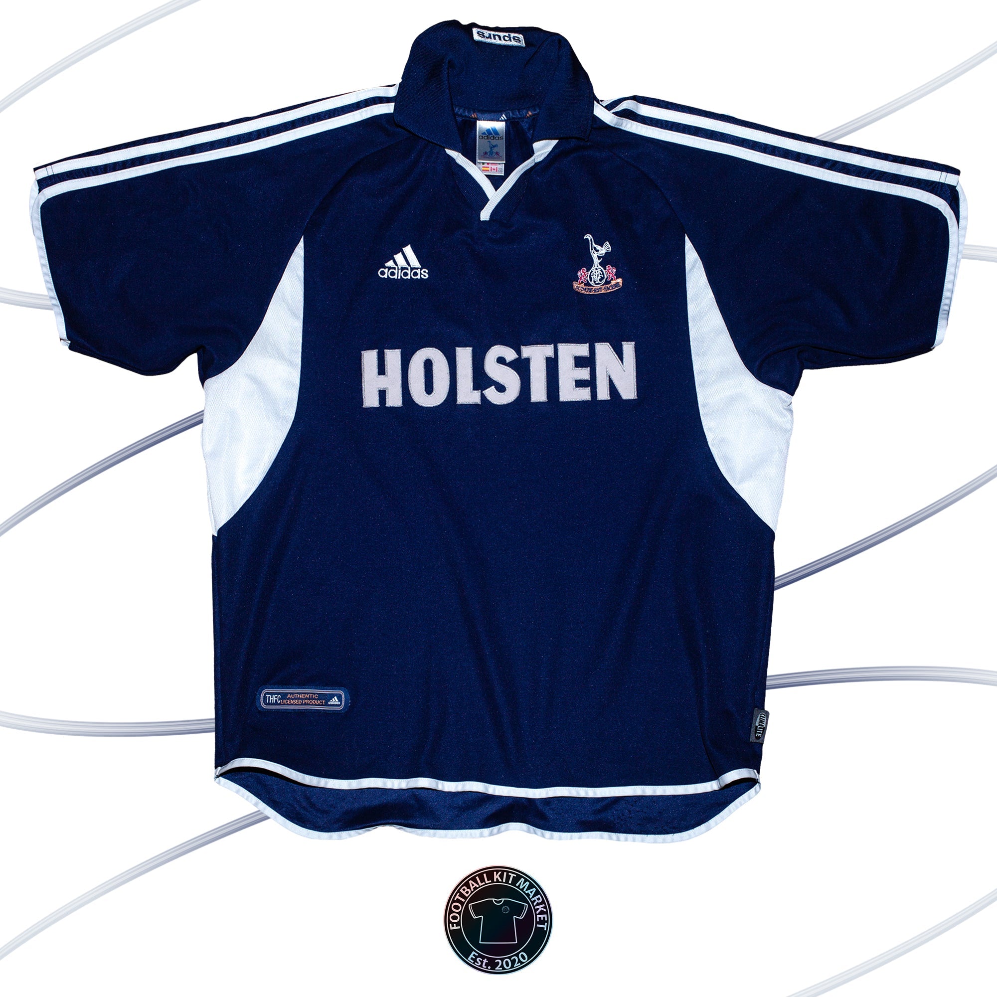 Genuine TOTTENHAM HOTSPUR (Spurs) Away Shirt (2000-2001) - ADIDAS (XL) - Product Image from Football Kit Market