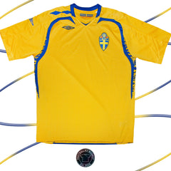 Genuine SWEDEN Home Shirt (2007-2009) - UMBRO (XXL) - Product Image from Football Kit Market