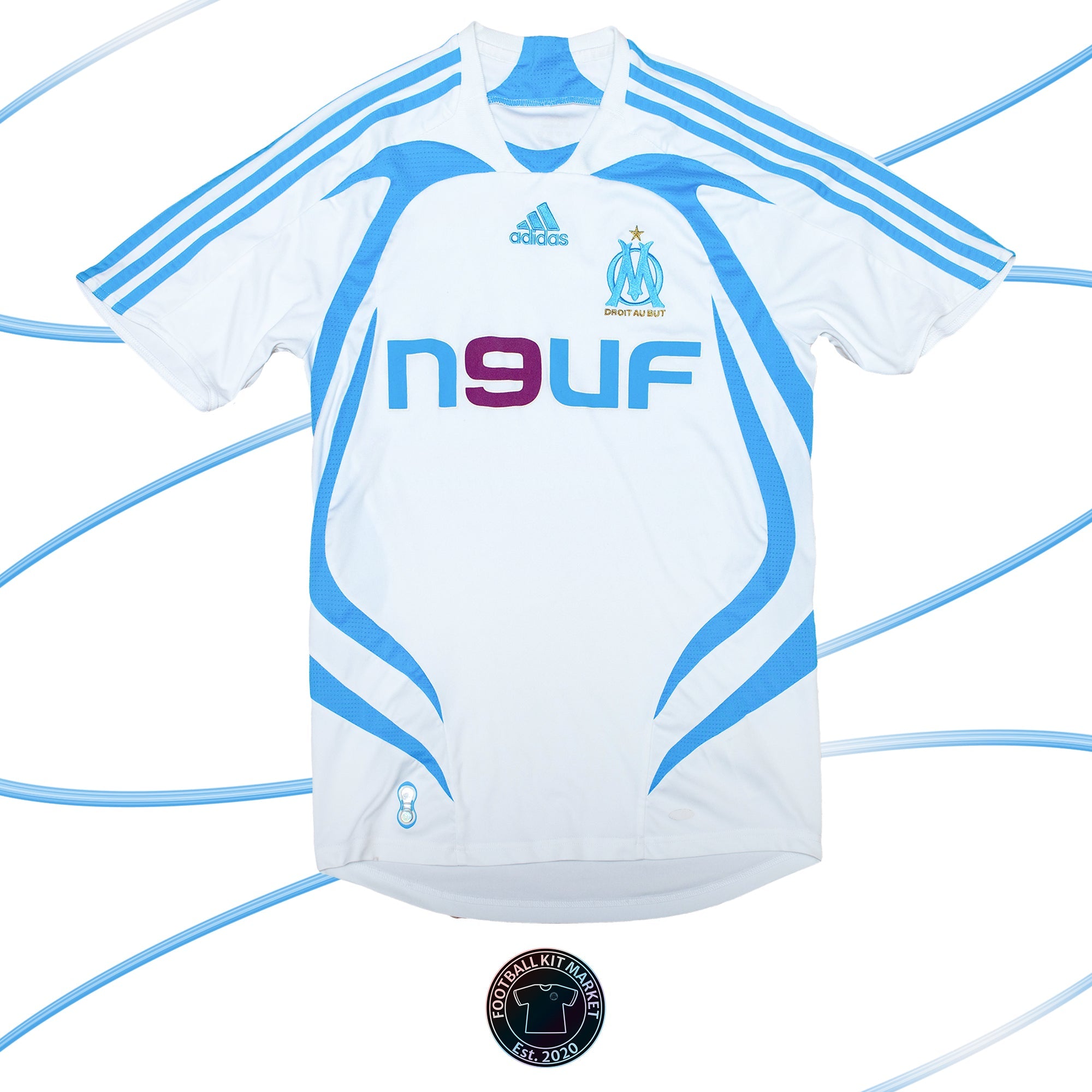Genuine MARSEILLE Home (2007-2008) - ADIDAS (S) - Product Image from Football Kit Market