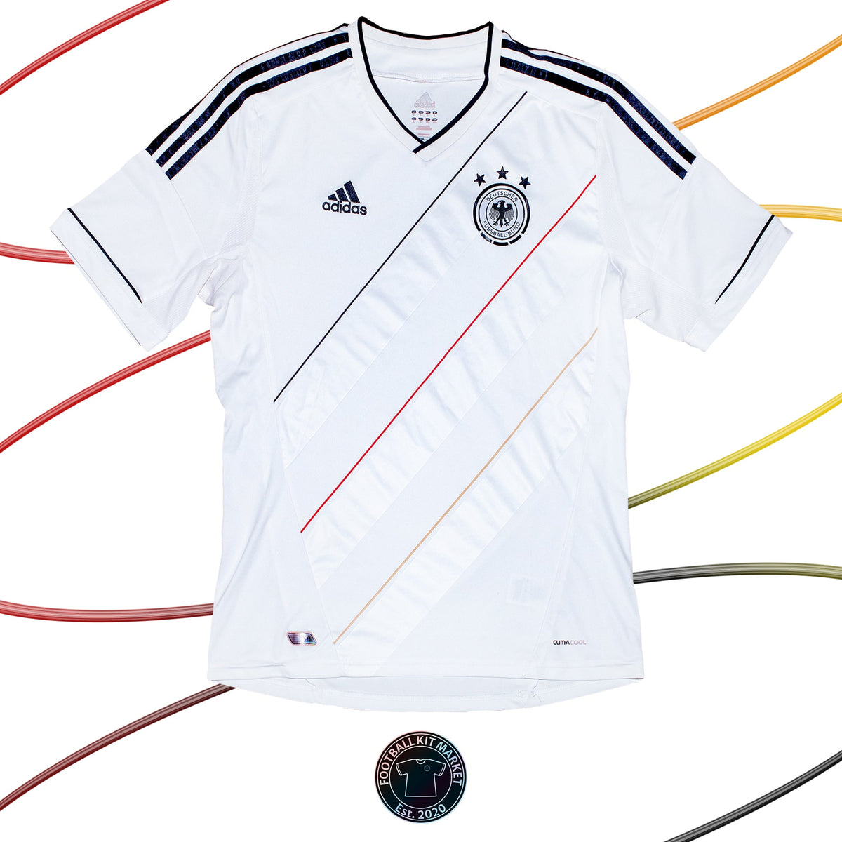 Genuine GERMANY Home Shirt (2012-2013) - ADIDAS (L) - Product Image from Football Kit Market