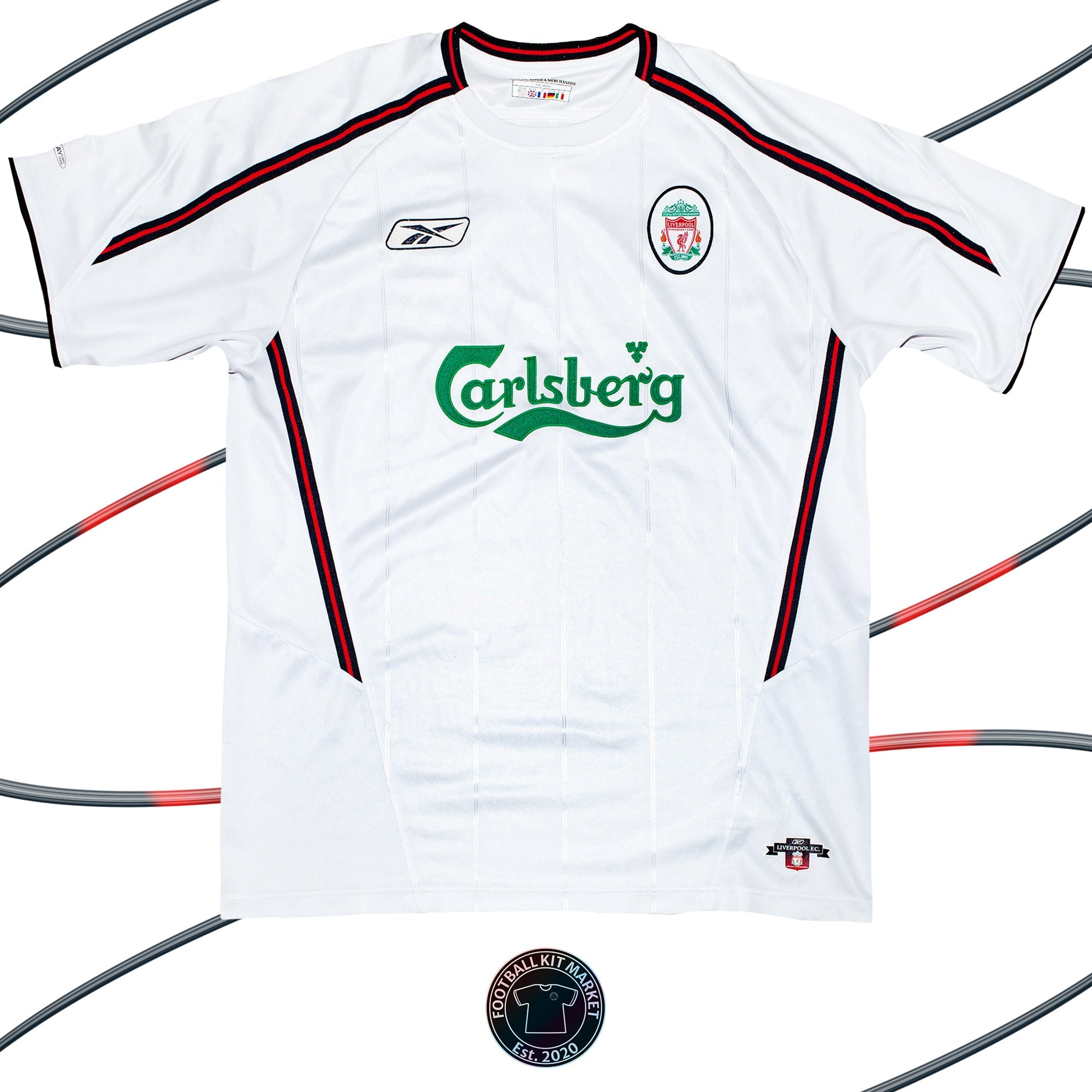 Genuine LIVERPOOL Away Shirt (2003-2005) - REEBOK (XL) - Product Image from Football Kit Market