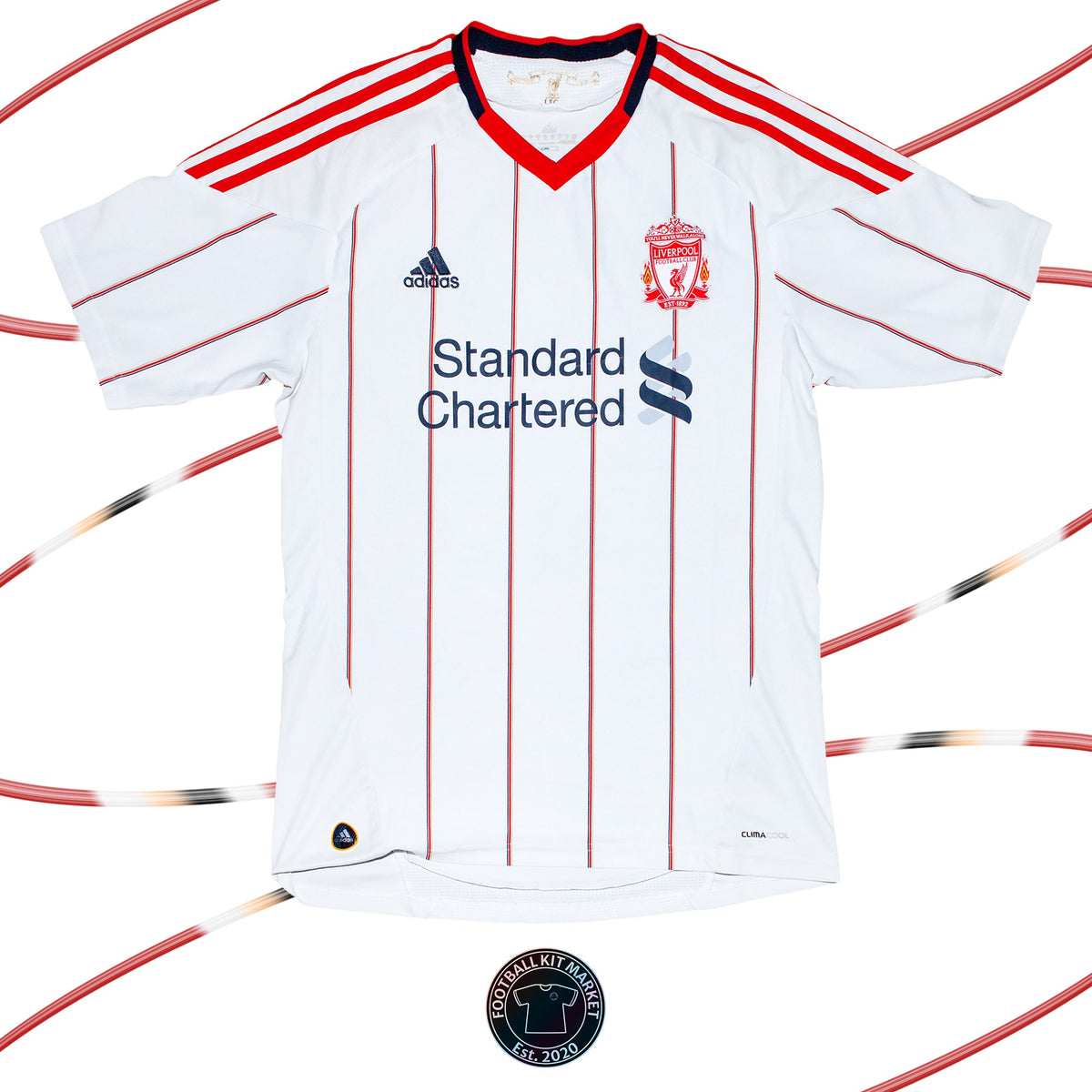 Genuine LIVERPOOL Away COLE (2010-2011) - ADIDAS (M) - Product Image from Football Kit Market