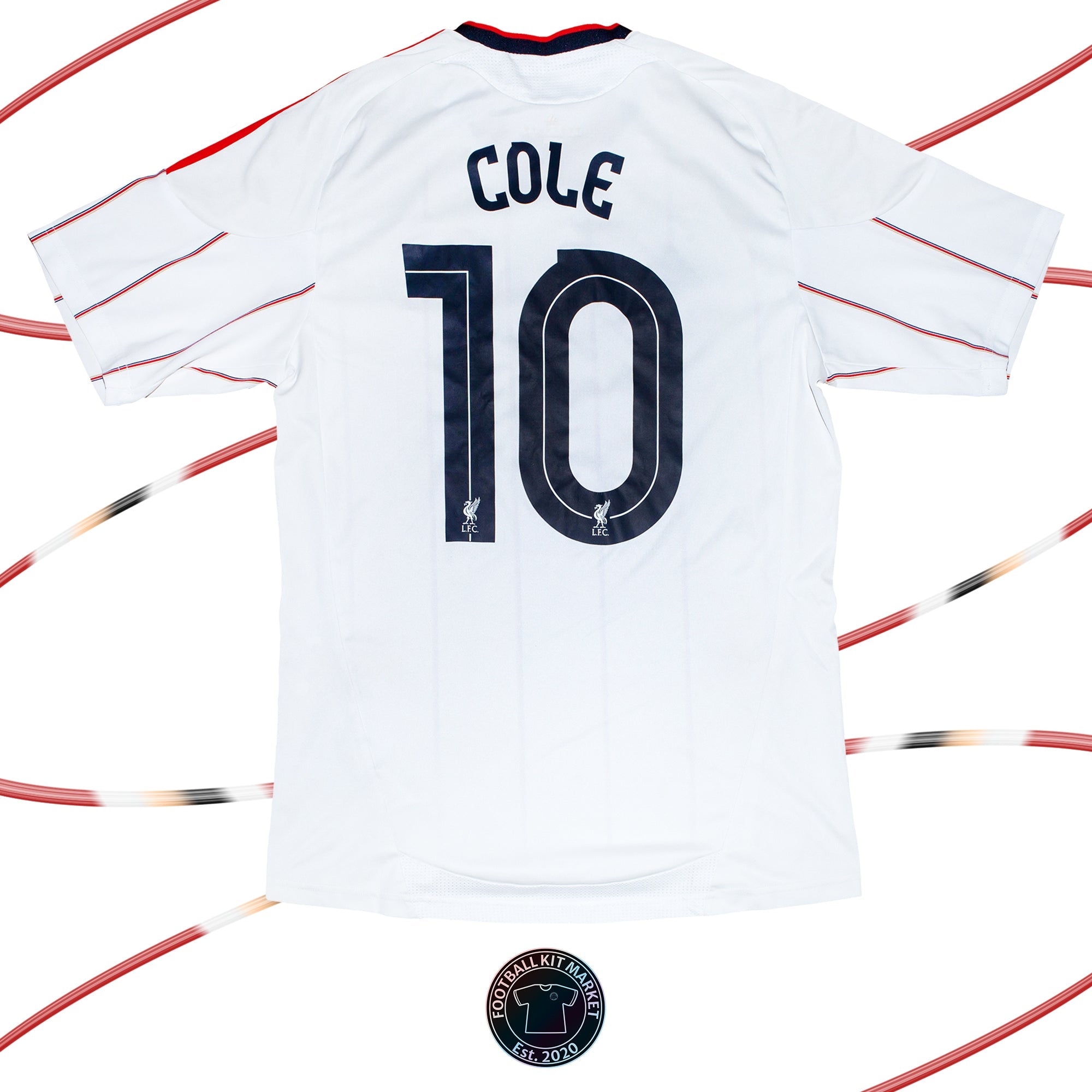 Genuine LIVERPOOL Away COLE (2010-2011) - ADIDAS (M) - Product Image from Football Kit Market