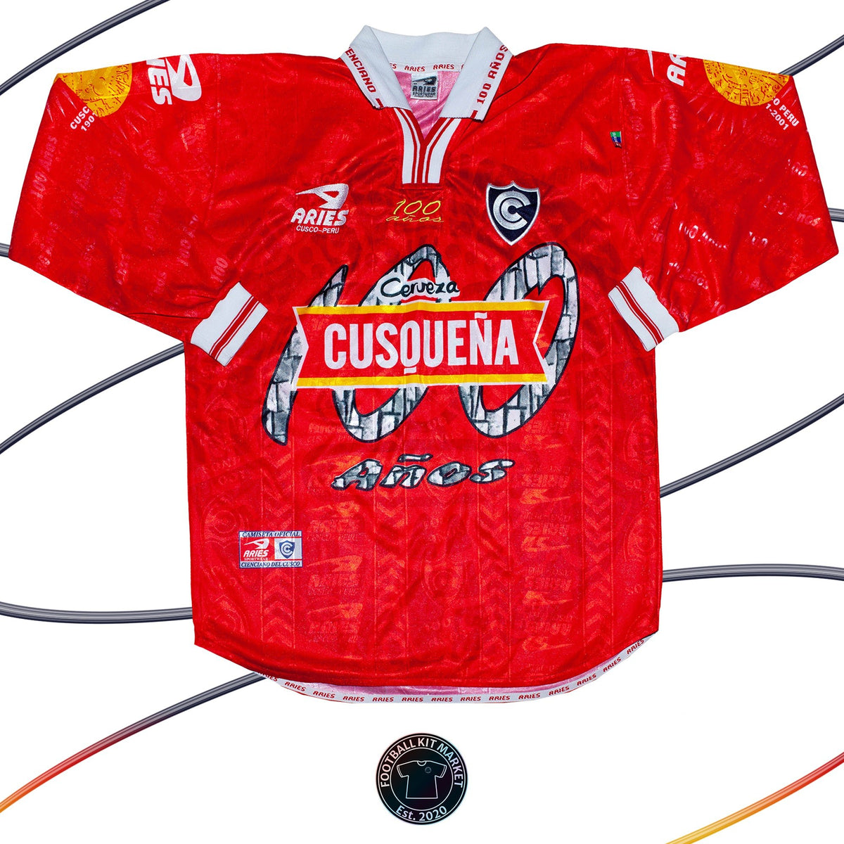 Genuine CIENCIANO DEL CUSCO Home Shirt (2001) - ARIES (XL) - Product Image from Football Kit Market