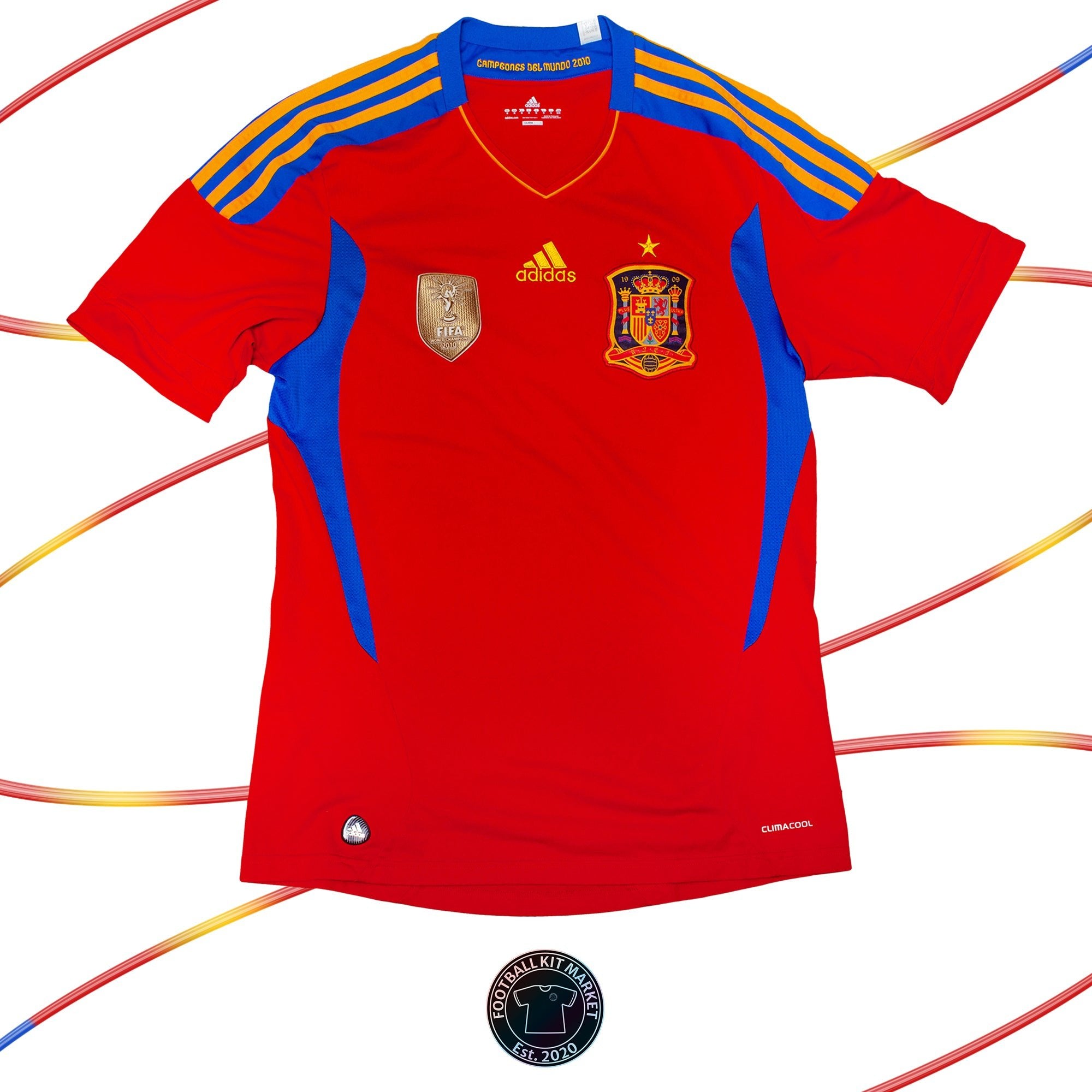 Genuine SPAIN Home (World Champions) Shirt (2011-2012) - ADIDAS (M) - Product Image from Football Kit Market