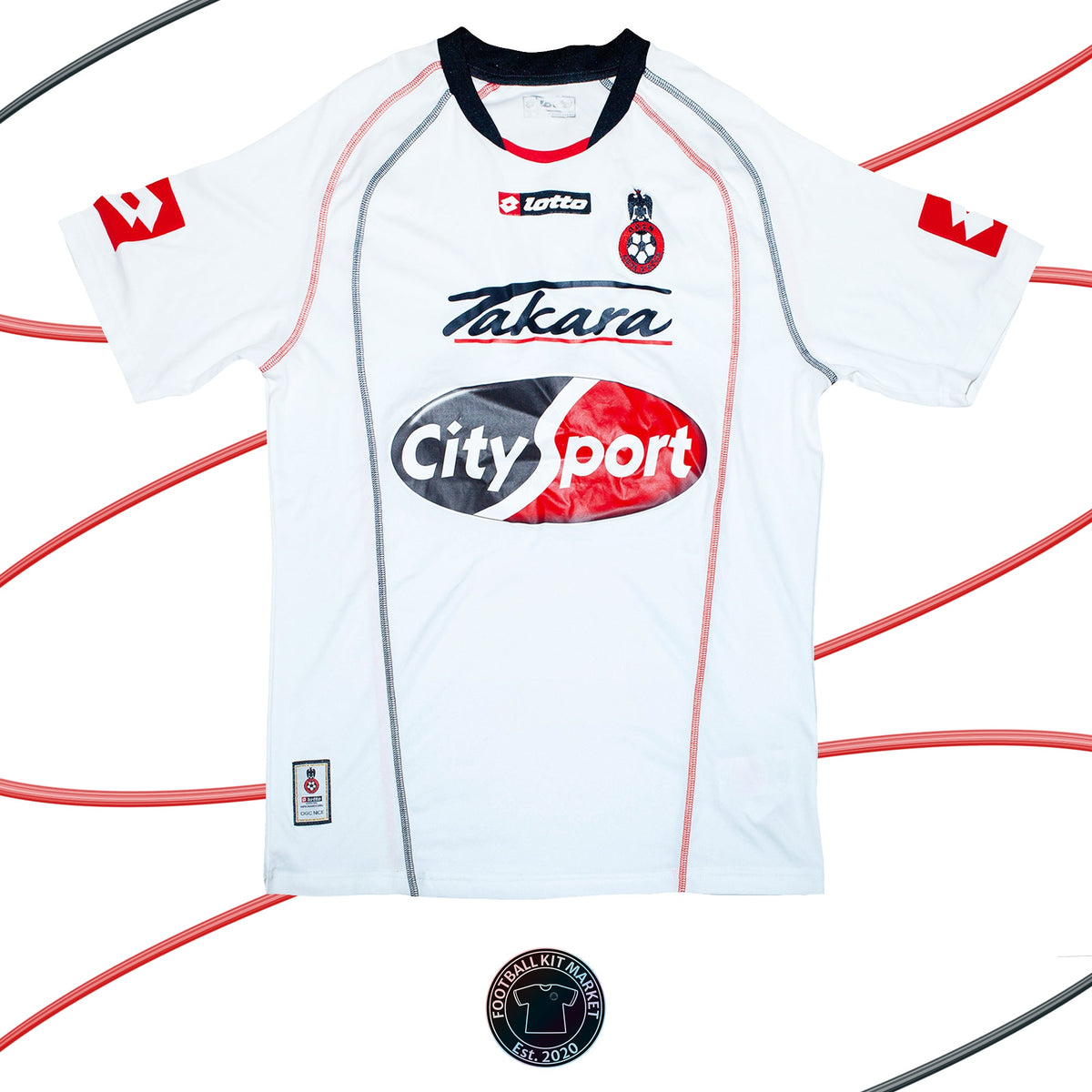 Genuine OGC NICE Away (2007-2008) - LOTTO (XL) - Product Image from Football Kit Market