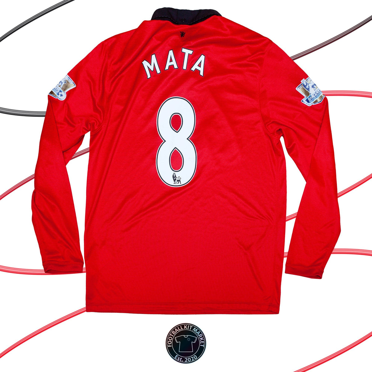 Genuine MANCHESTER UNITED Home Shirt MATA (2013-2014) - NIKE (XL) - Product Image from Football Kit Market
