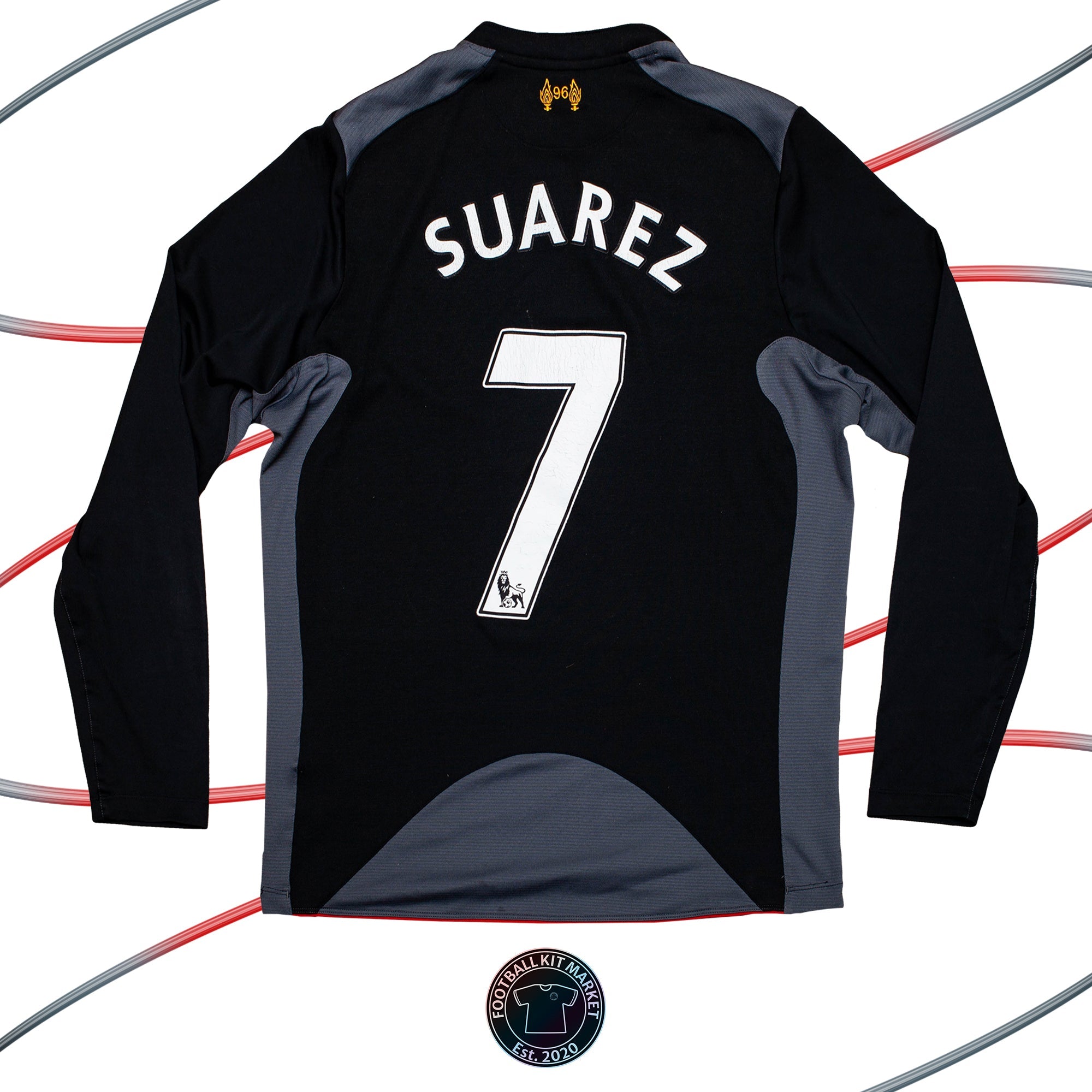 Genuine LIVERPOOL Away Shirt SUAREZ (2012-2013) - WARRIOR (S) - Product Image from Football Kit Market
