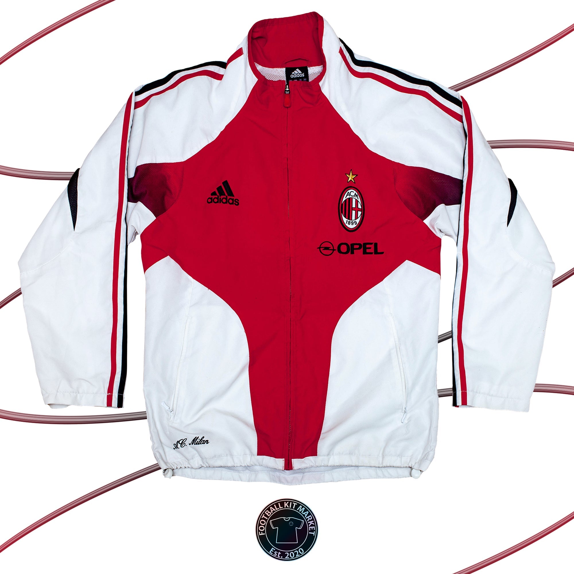 Genuine AC MILAN Jacket (2004/2005) - ADIDAS (M) - Product Image from Football Kit Market