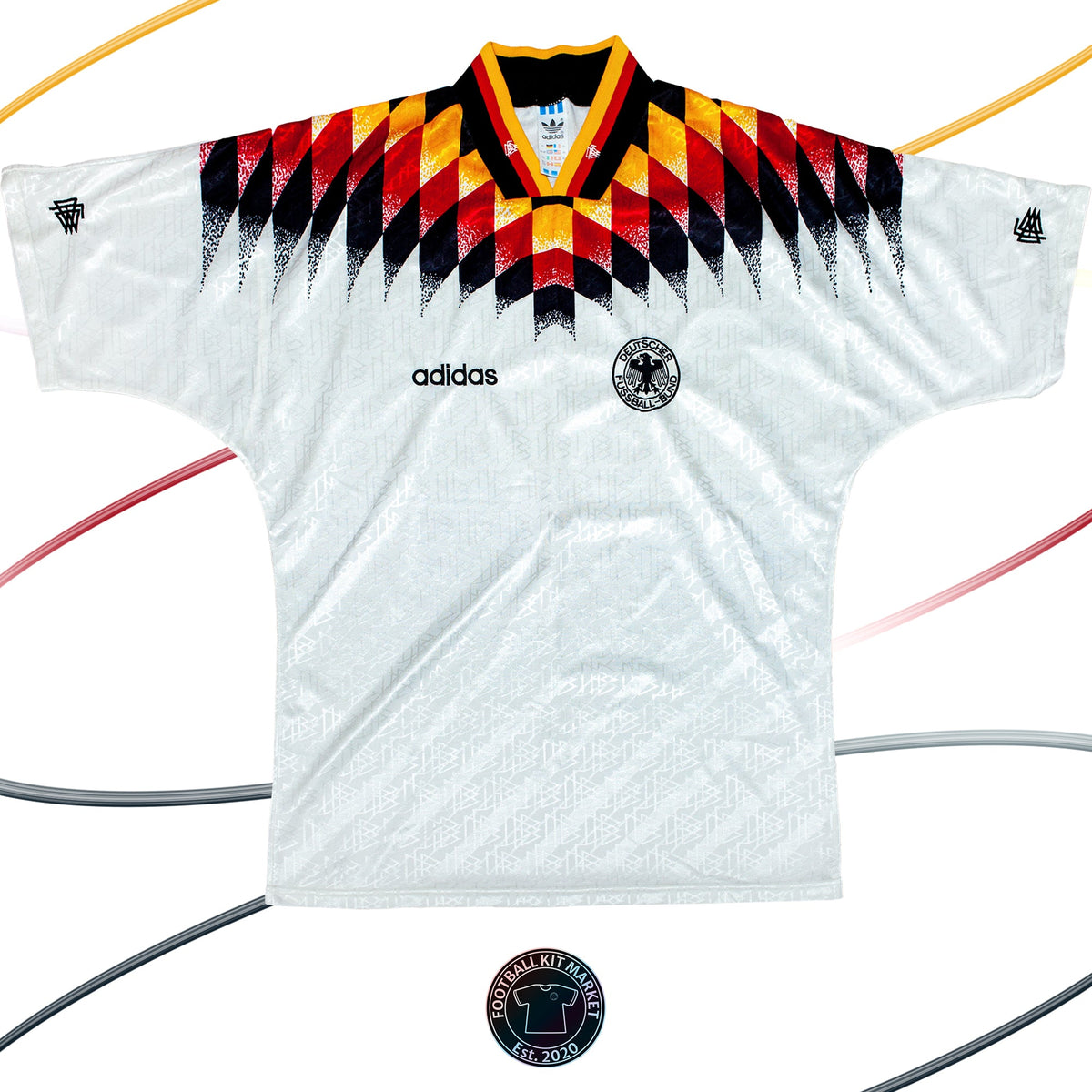 Genuine GERMANY Home (1994-1996) - ADIDAS (XL) - Product Image from Football Kit Market