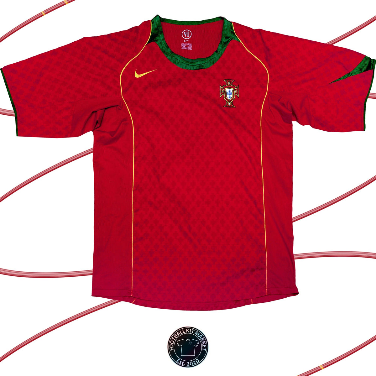 Genuine PORTUGAL Home (2004-2006) - NIKE (L) - Product Image from Football Kit Market