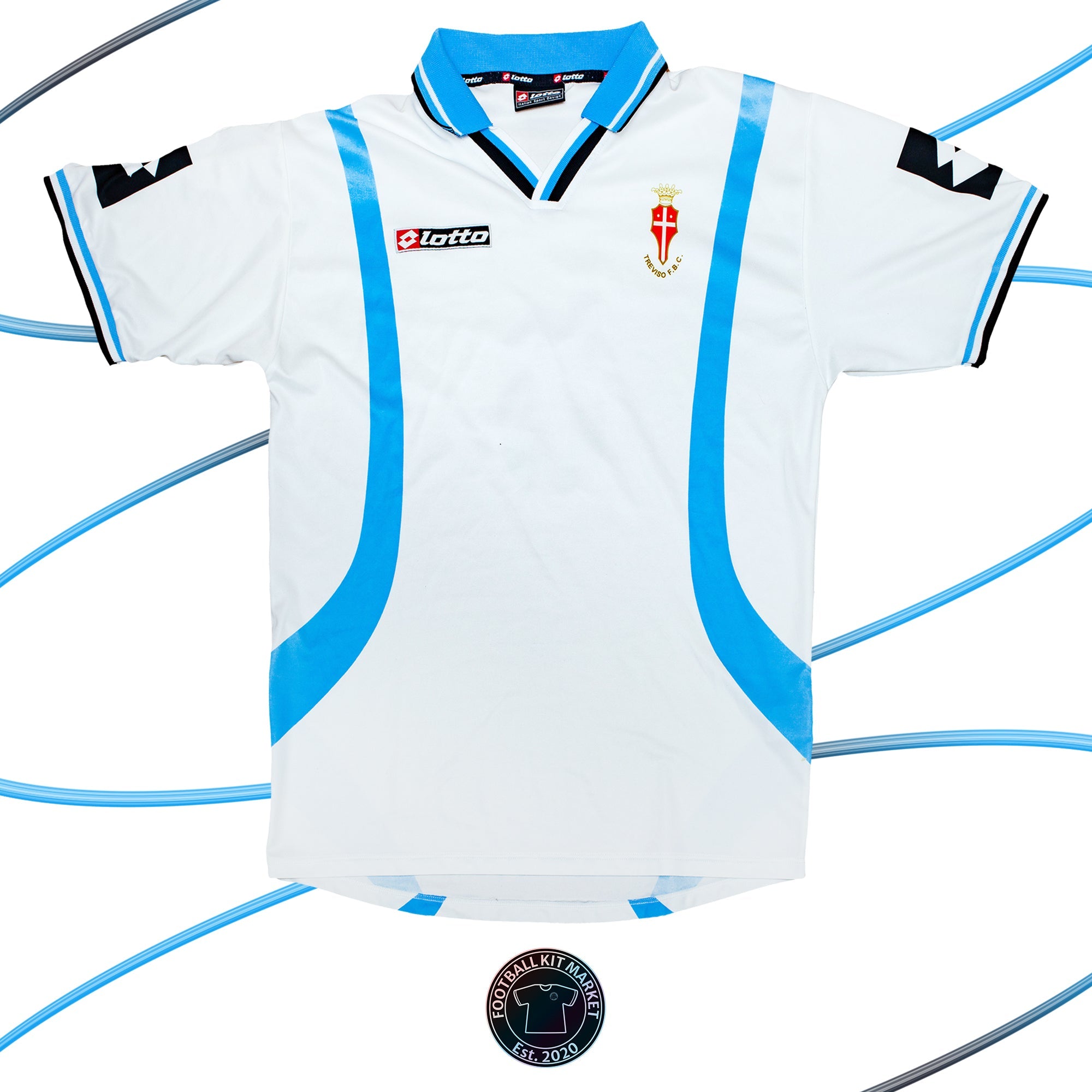 Genuine TREVISO FBC Home Shirt (2002-2004) - LOTTO (XL) - Product Image from Football Kit Market