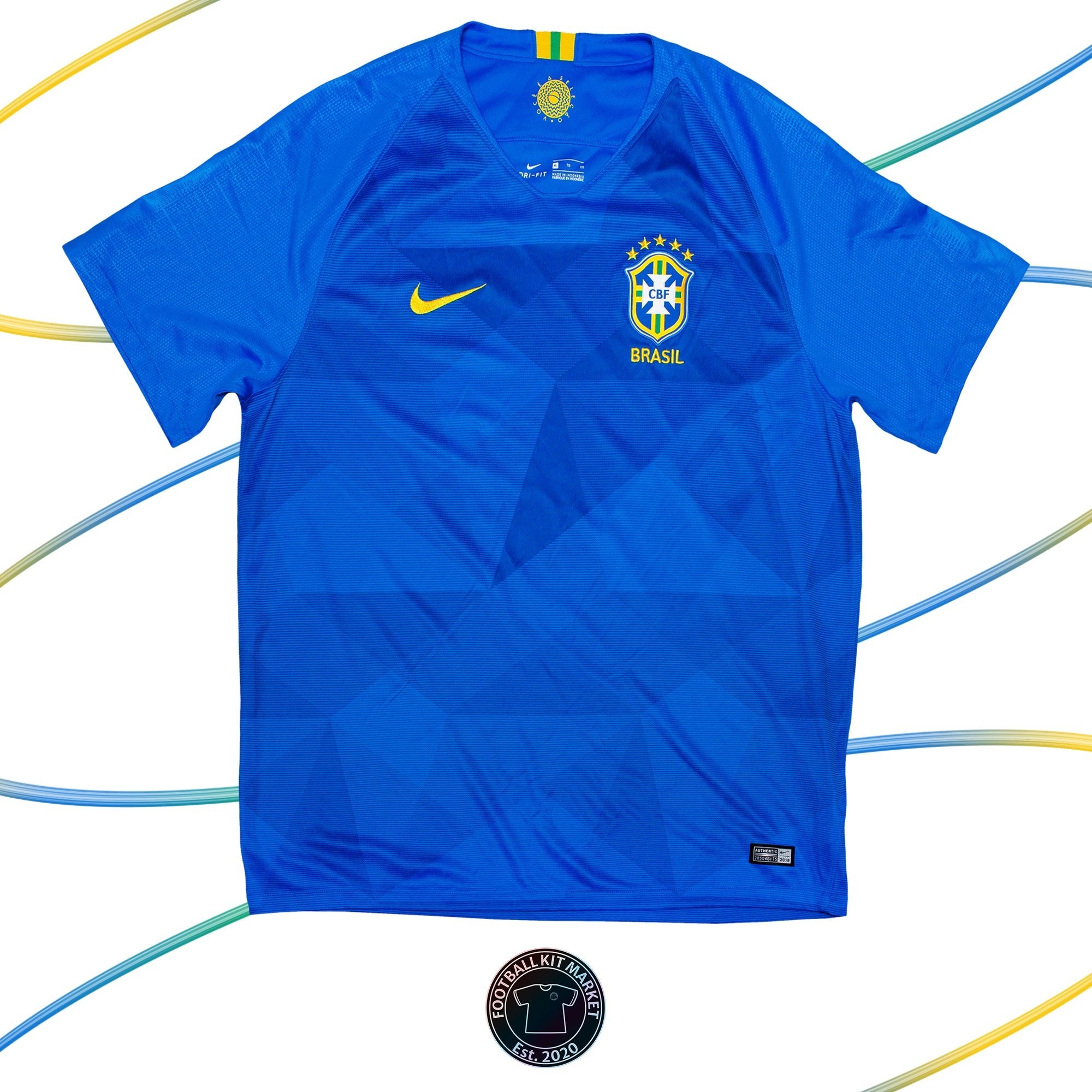 Genuine BRAZIL Away (2018-2019) - NIKE (XL) - Product Image from Football Kit Market