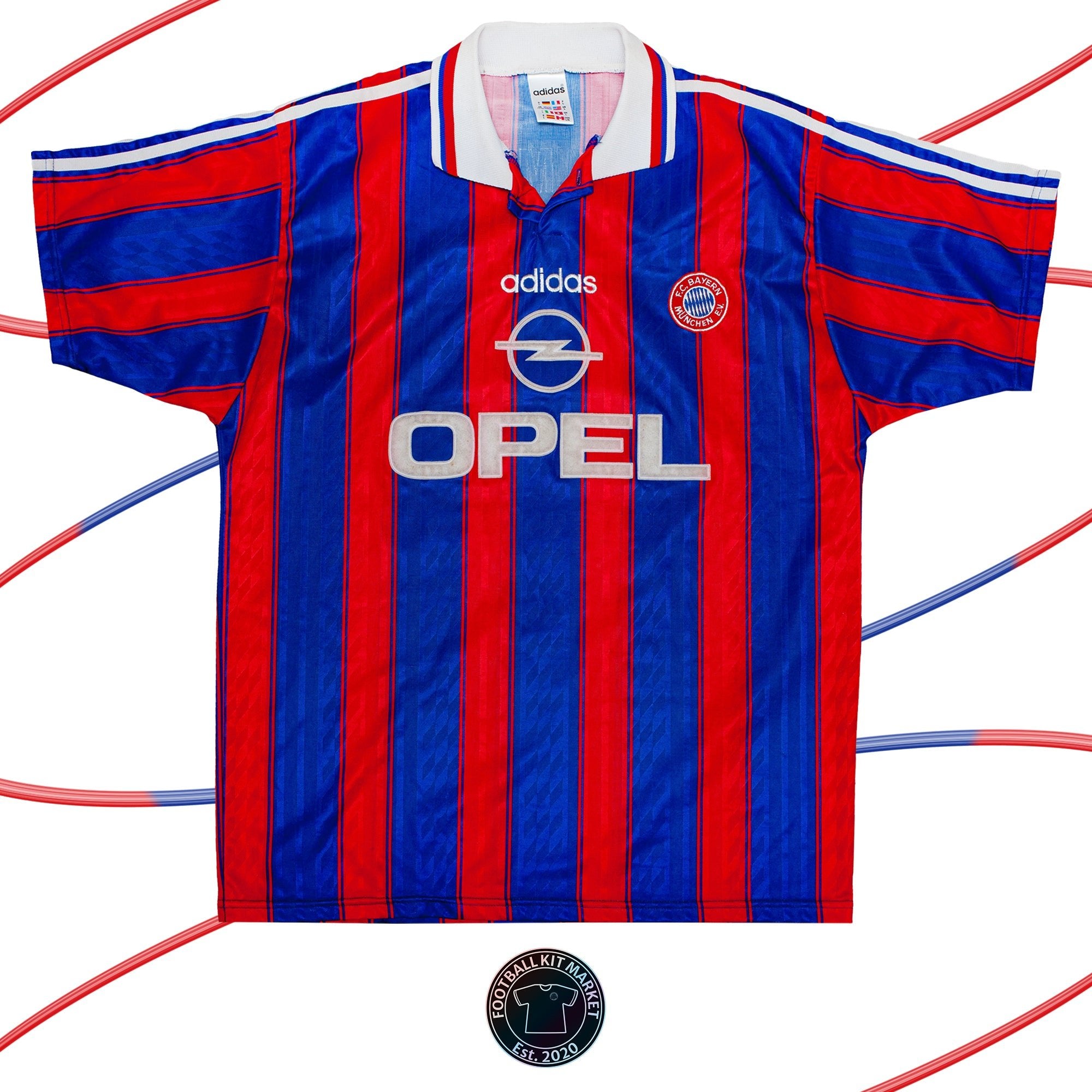 Genuine BAYERN MUNICH Home KLINSMANN (1995-1997) - ADIDAS (L) - Product Image from Football Kit Market