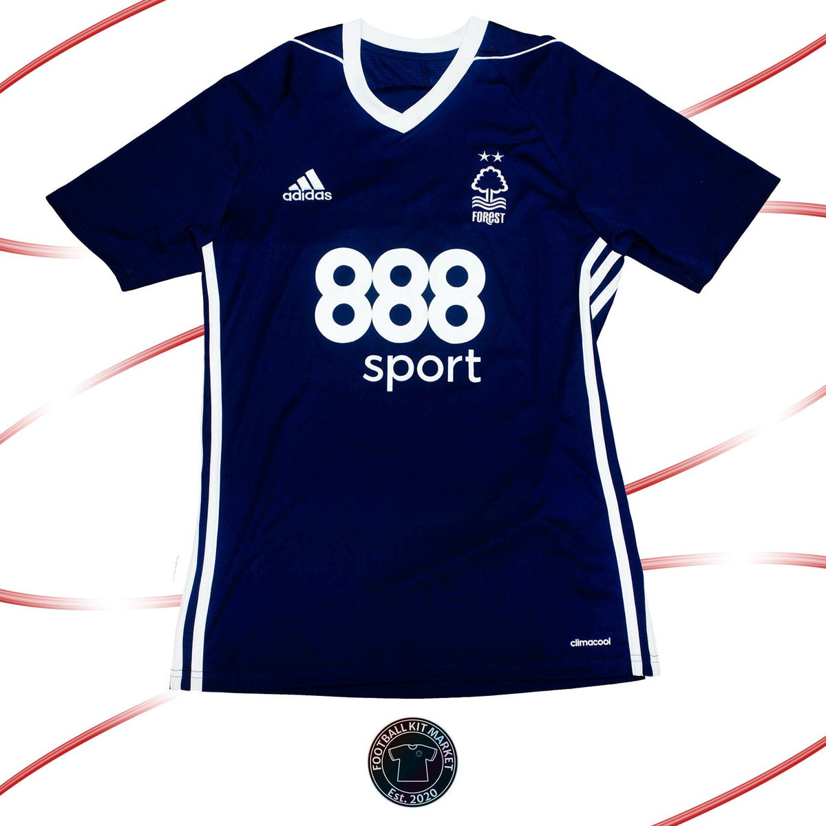 Genuine NOTTINGHAM FOREST Away Shirt (2017-2018) - ADIDAS (S) - Product Image from Football Kit Market