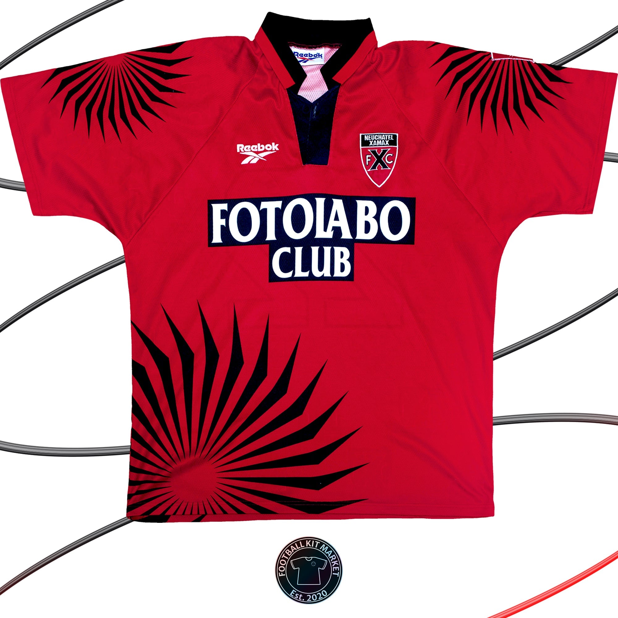 Genuine NEUCHATEL XAMAX Home (1995-1996) - REEBOK (XL) - Product Image from Football Kit Market