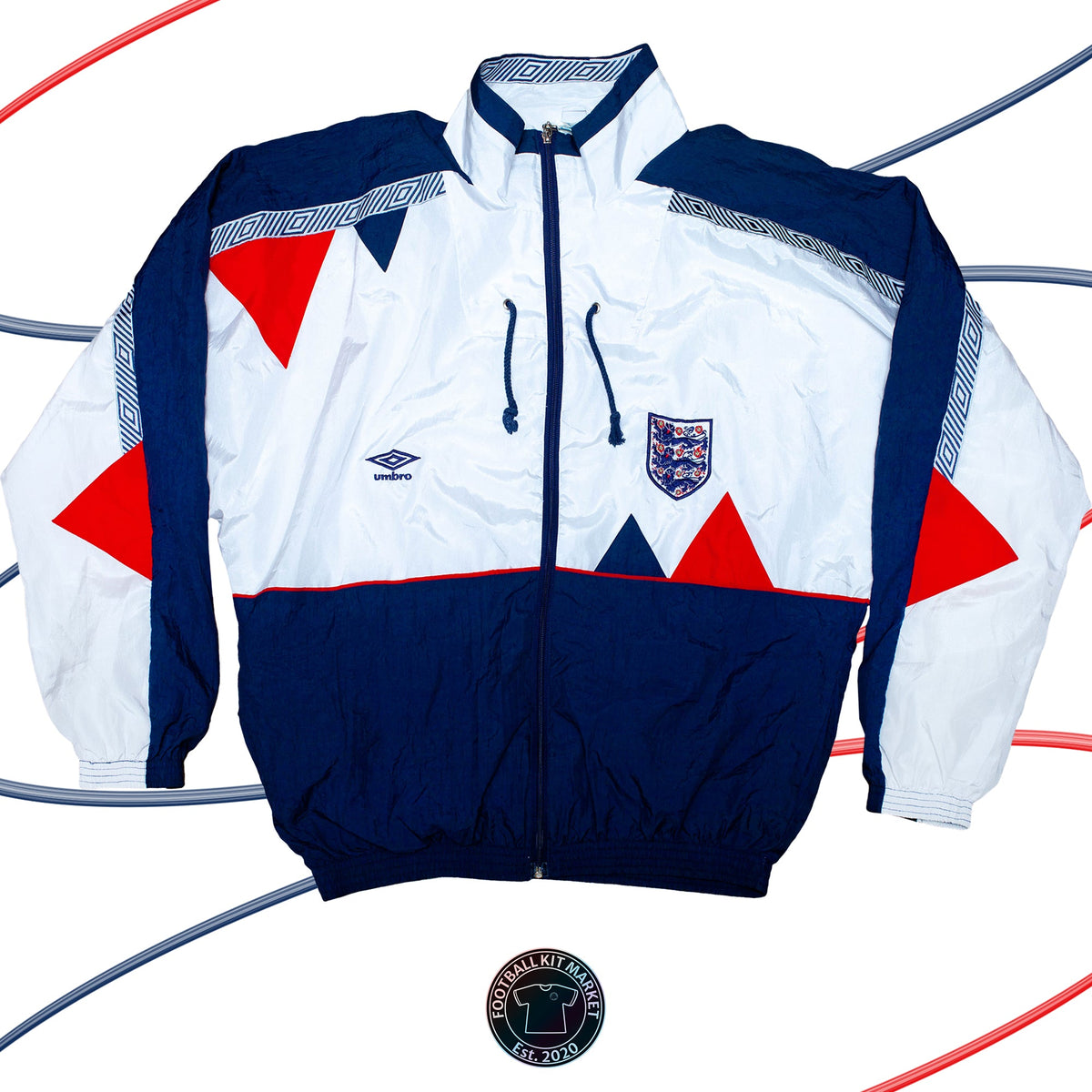 Genuine ENGLAND Jacket (1990-1992) - UMBRO (XL) - Product Image from Football Kit Market