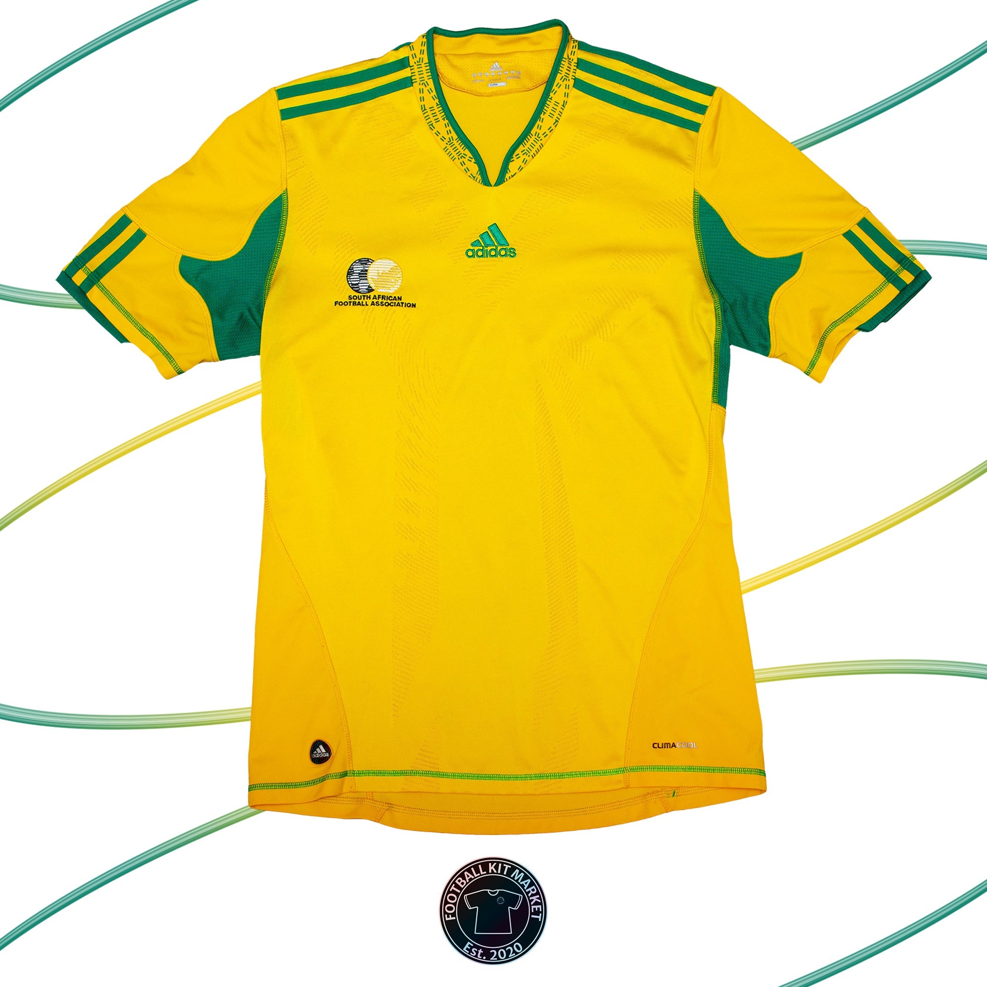 Genuine SOUTH AFRICA Home Shirt (2010-2011) - ADIDAS (M) - Product Image from Football Kit Market