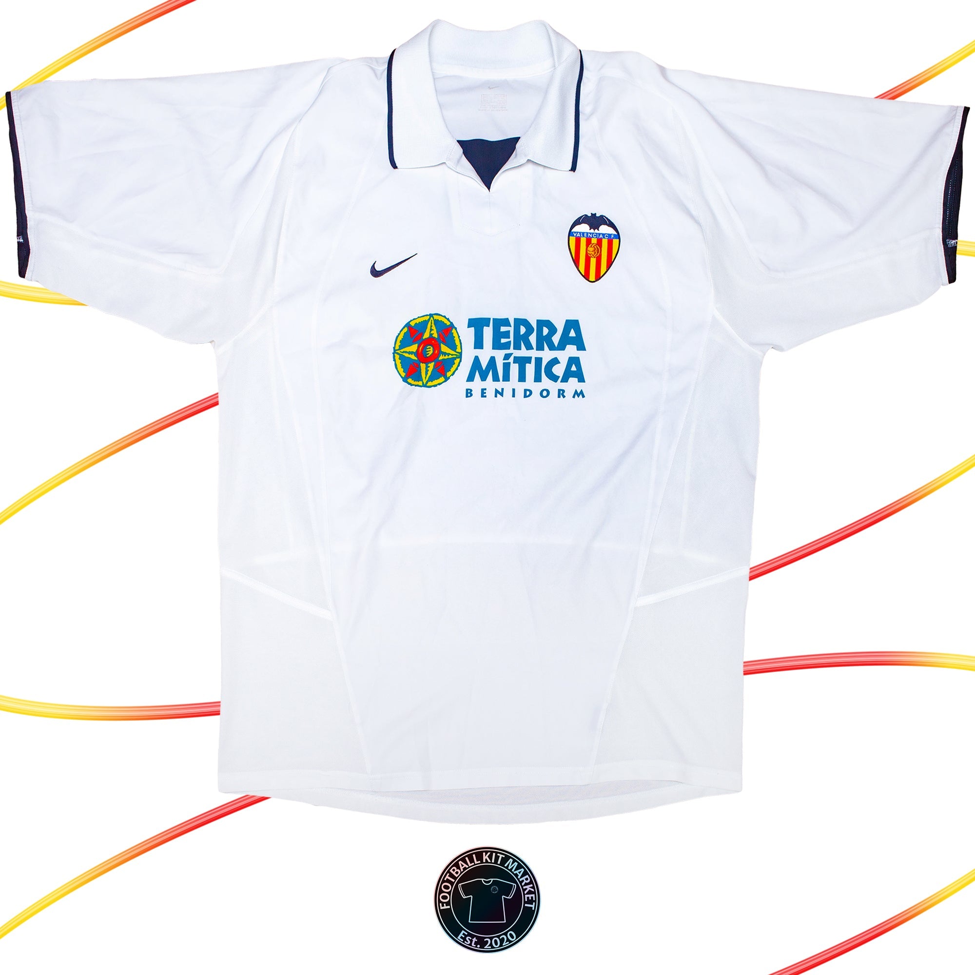 Genuine VALENCIA Home (2002-2003) - NIKE (XL) - Product Image from Football Kit Market