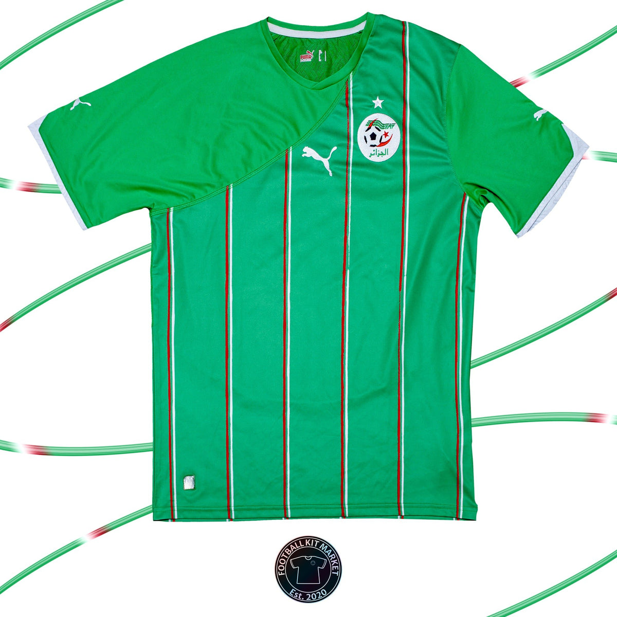 Genuine ALGERIA Away Shirt (2010-2011) - PUMA (L) - Product Image from Football Kit Market