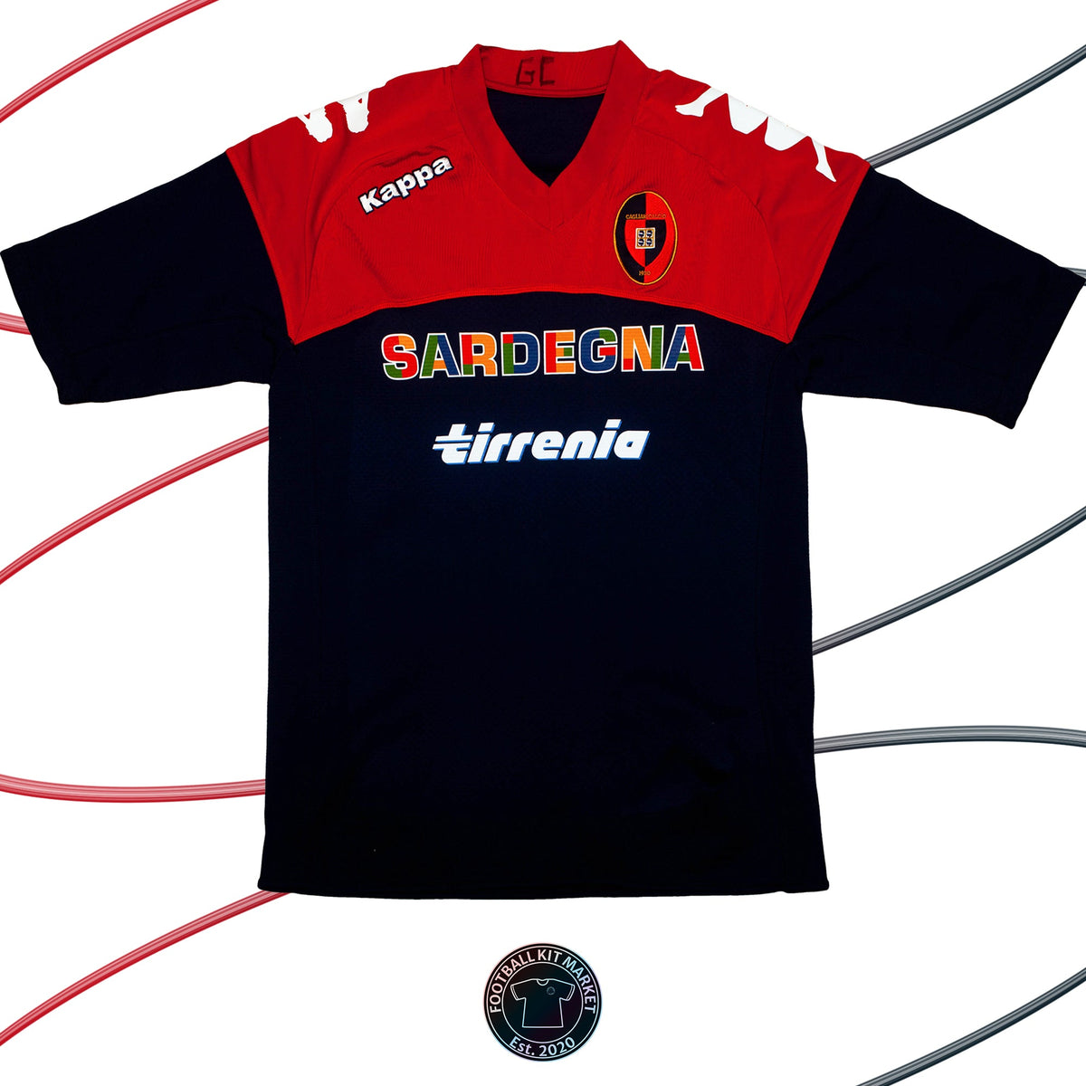 Genuine CAGLIARI Training Shirt (2013-2014) - KAPPA (XL) - Product Image from Football Kit Market
