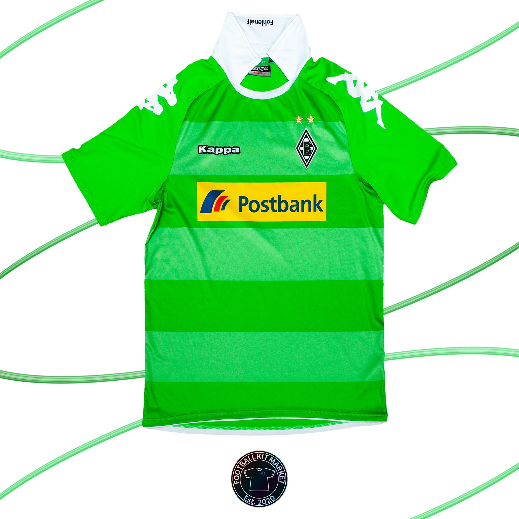 Genuine BORUSSIA MONCHENGLADBACH Away Shirt (2013-2014) - KAPPA (M) - Product Image from Football Kit Market