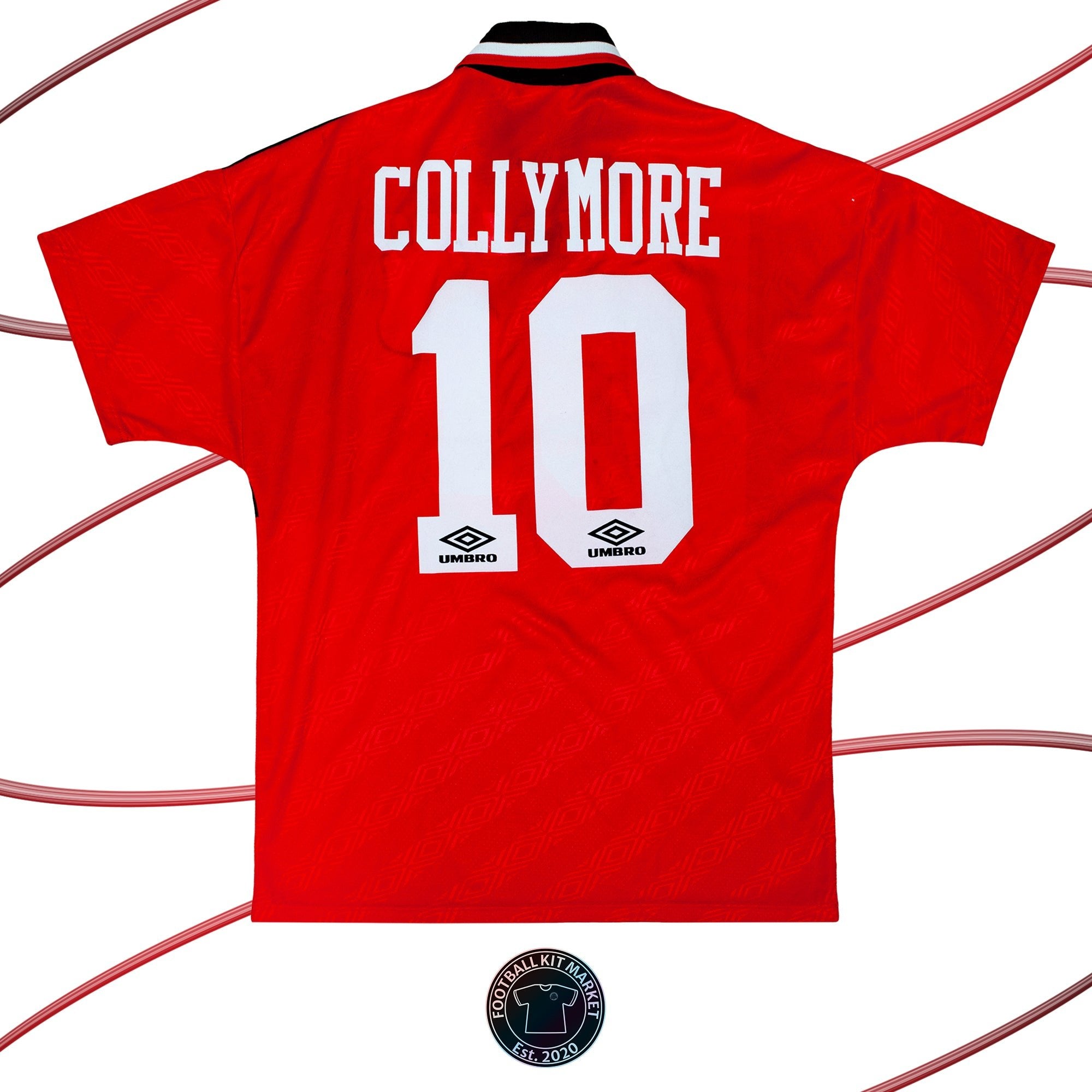 Genuine NOTTINGHAM FOREST Home COLLYMORE (1994-1996) - UMBRO (L) - Product Image from Football Kit Market